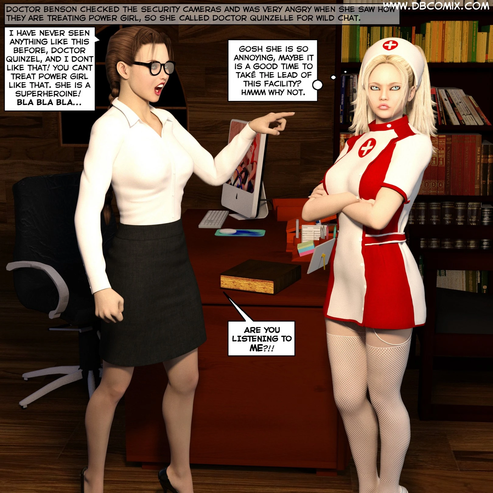 New Arkham For Superheroines 1 - Humiliation and Degradation of Power Girl porn comic picture 44