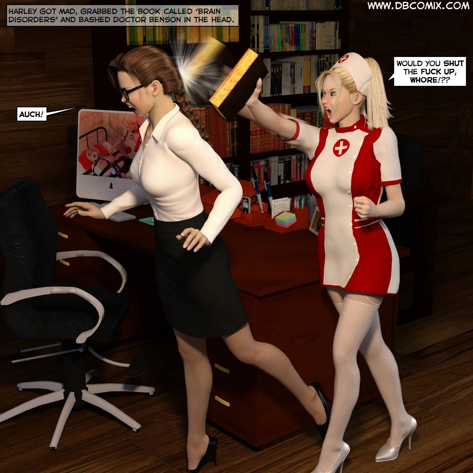 New Arkham For Superheroines 1 - Humiliation and Degradation of Power Girl porn comic picture 45