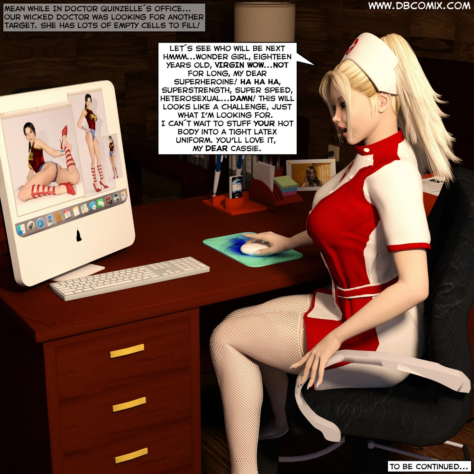 New Arkham For Superheroines 1 - Humiliation and Degradation of Power Girl porn comic picture 54