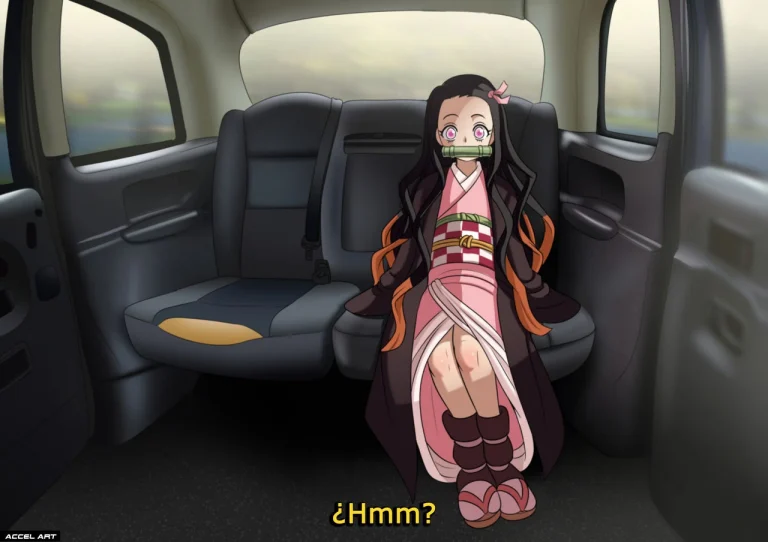Nezuko - Waifu Taxi porn comic picture 1