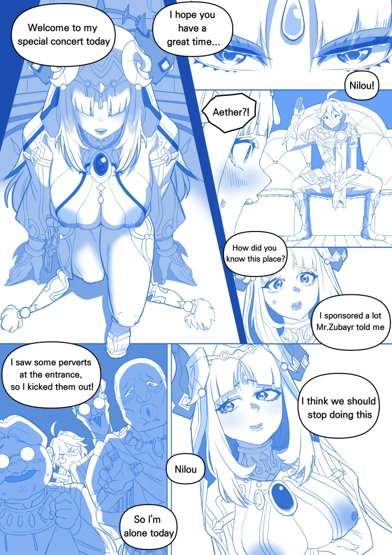 Nilou - Genshin Impact porn comic picture 1