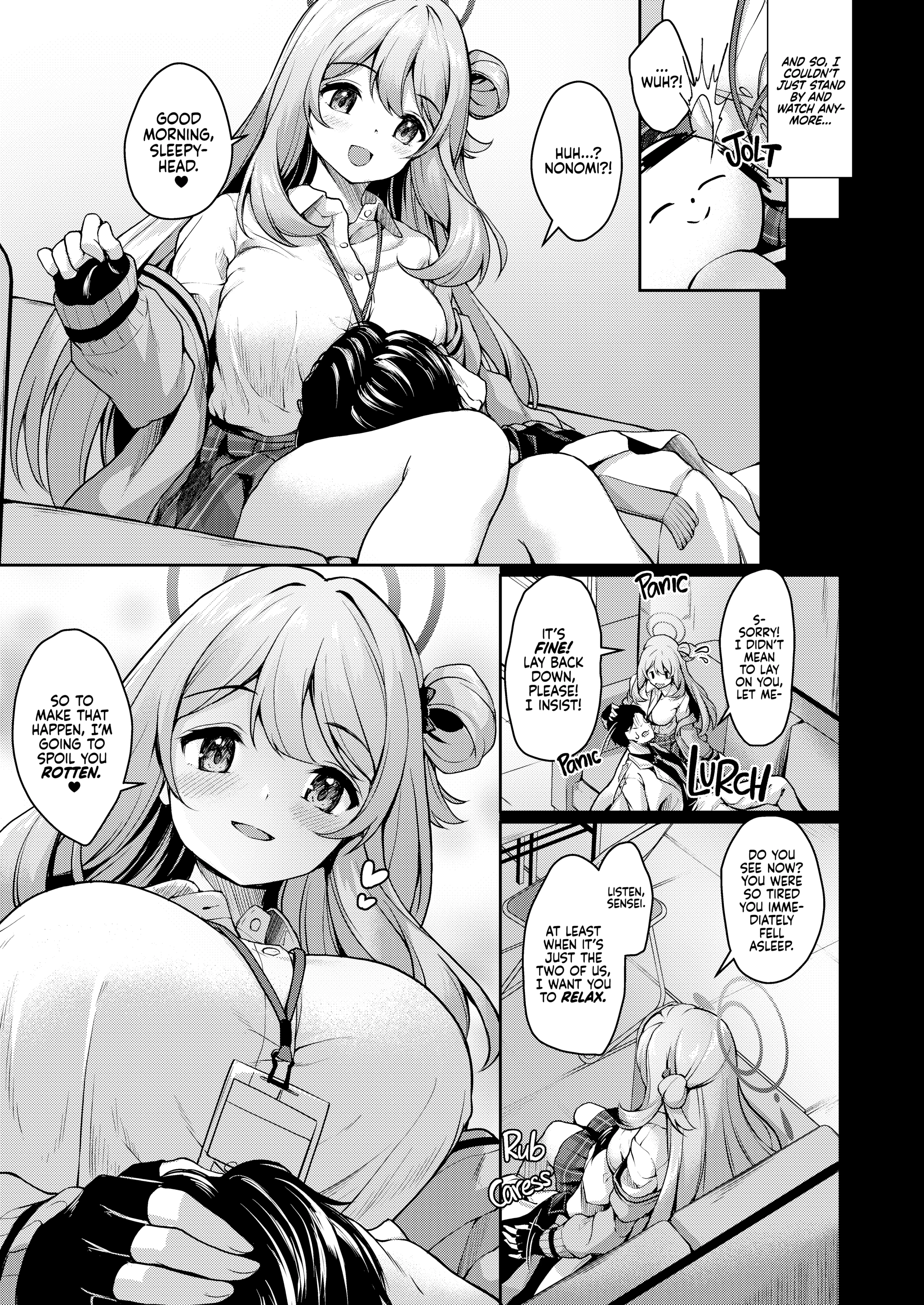 Nonomi Will Make It All Better! porn comic picture 4