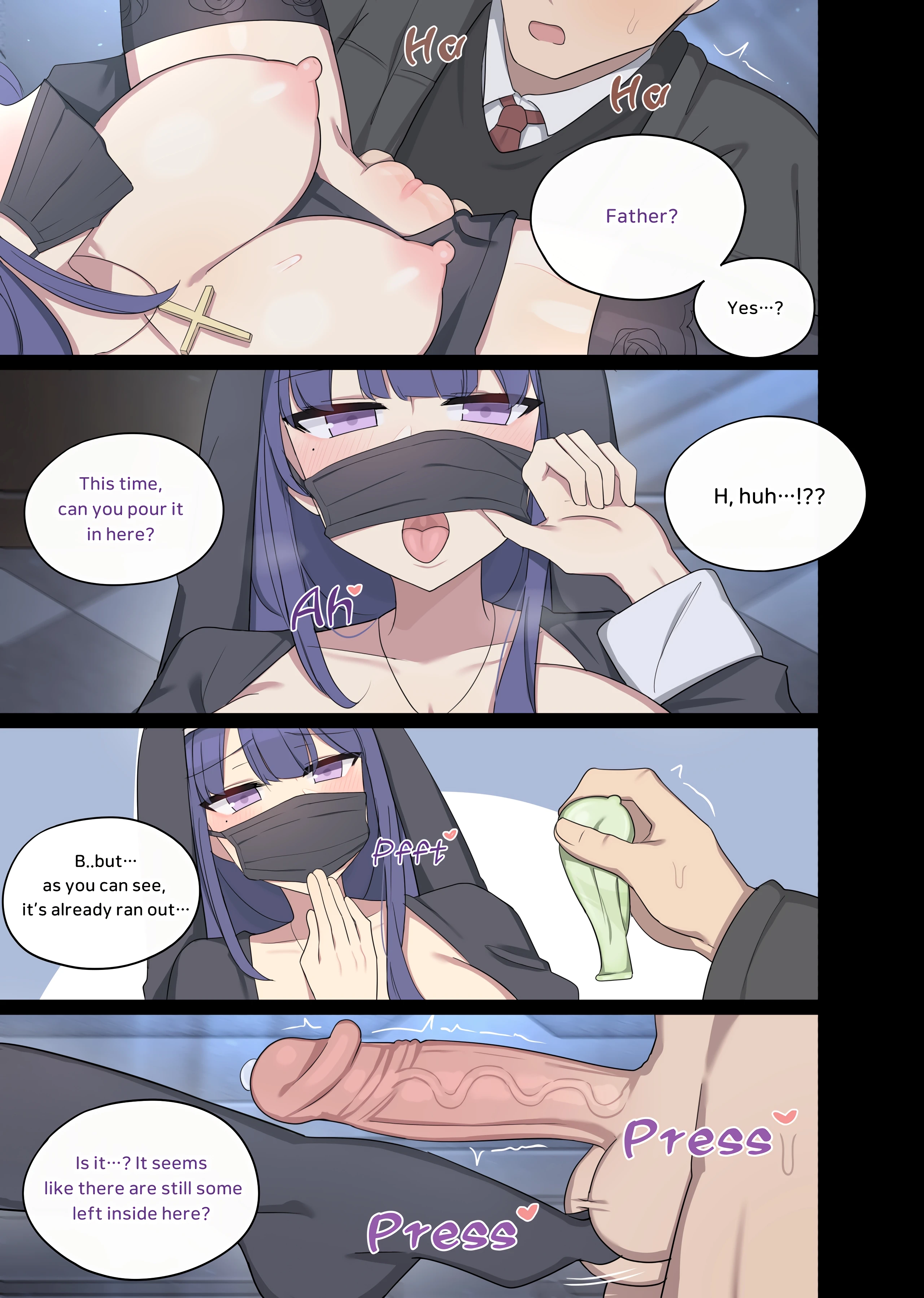 Novice Nun Raiden porn comic picture 18