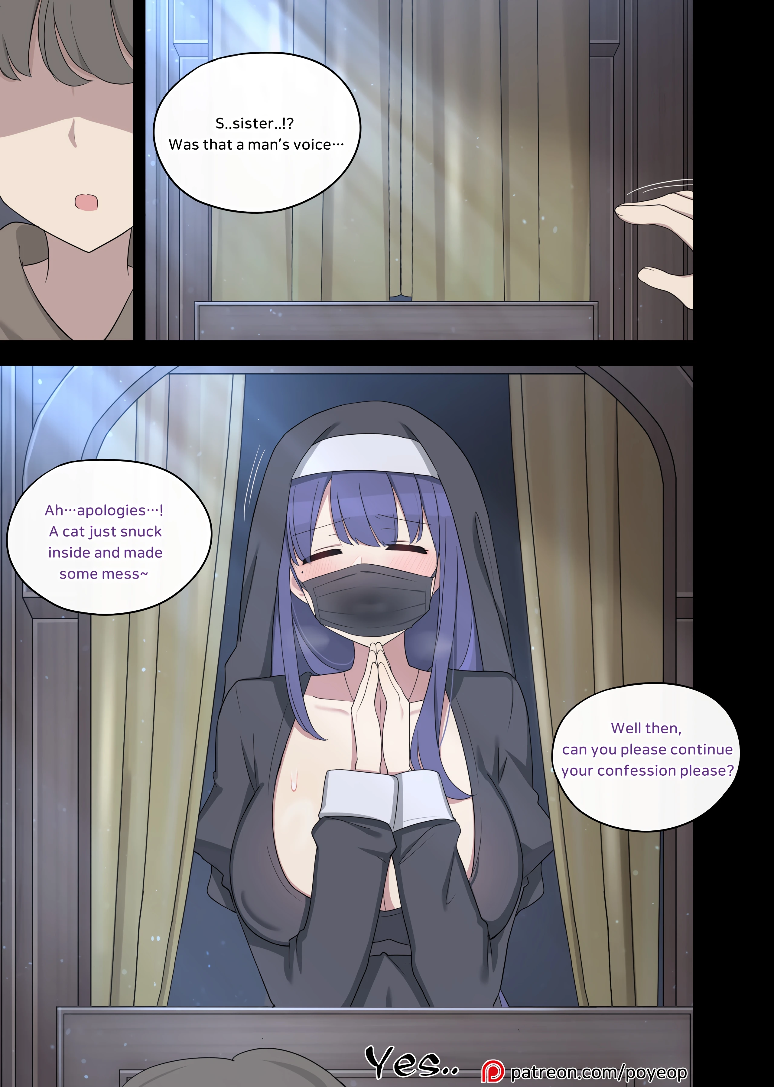 Novice Nun Raiden porn comic picture 26