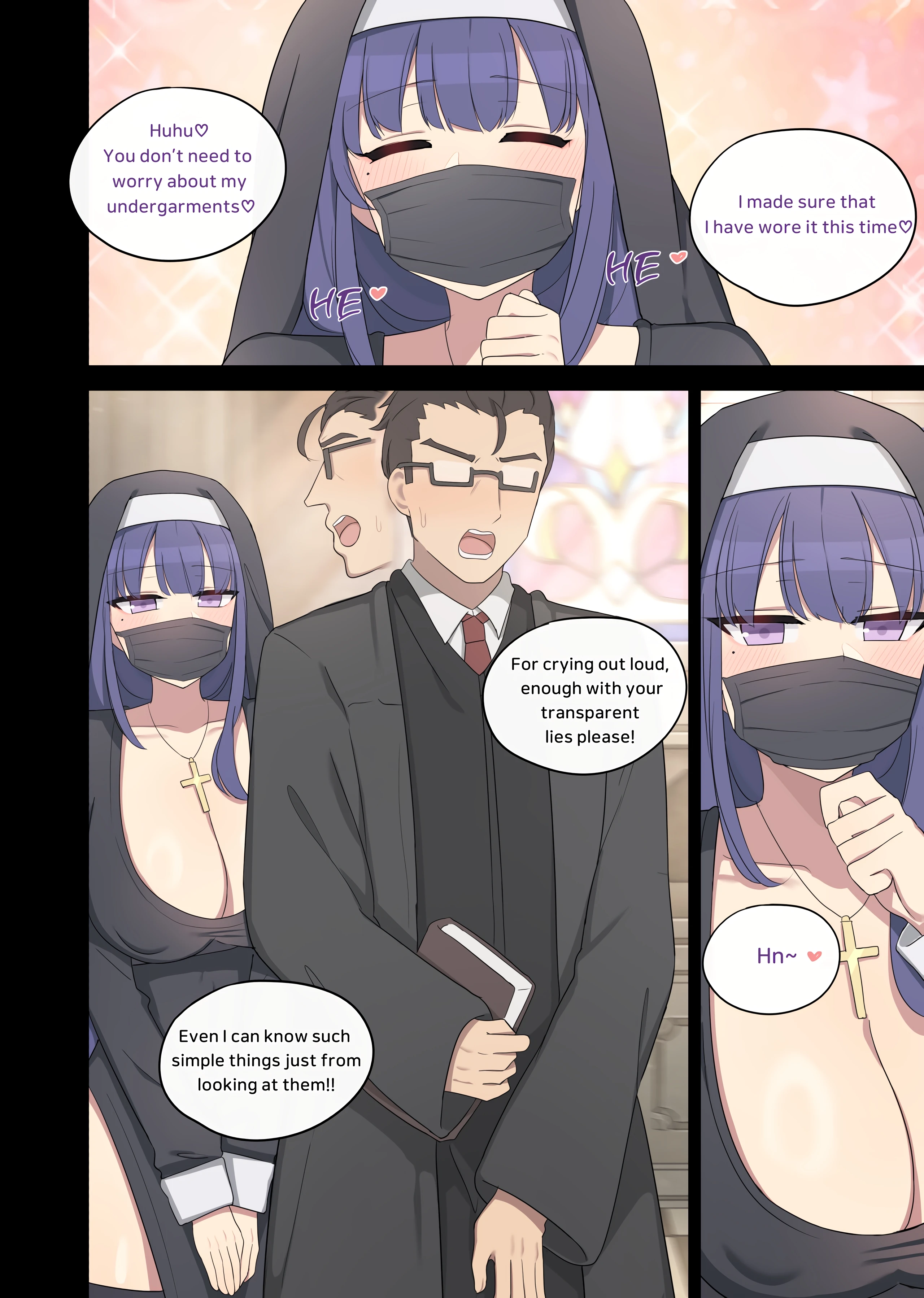 Novice Nun Raiden porn comic picture 3