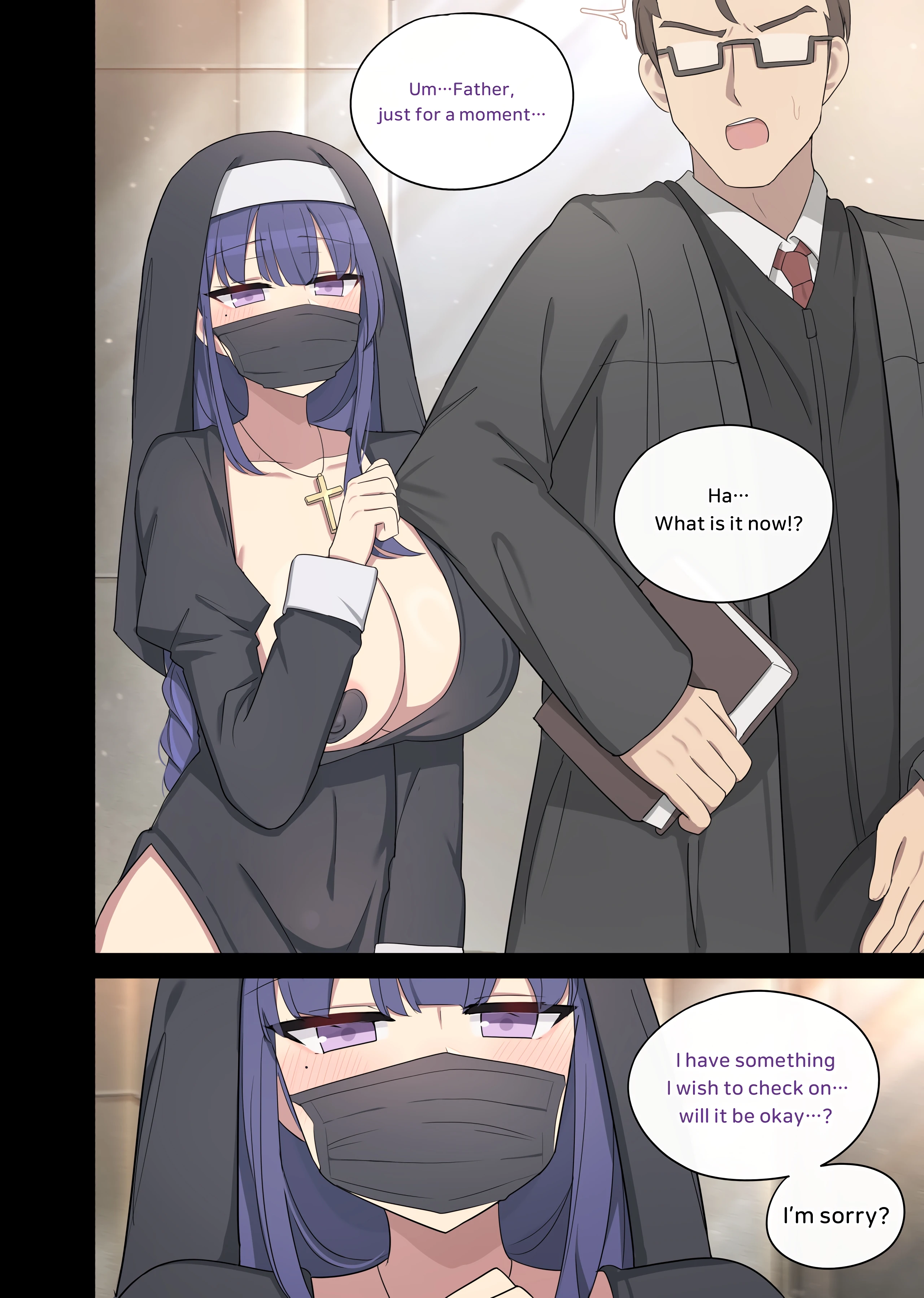 Novice Nun Raiden porn comic picture 5