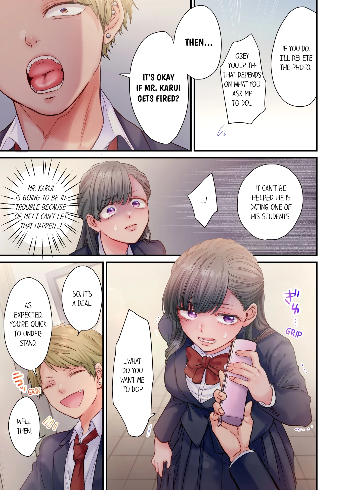 NTR Underneath Her Skirt porn comic picture 10