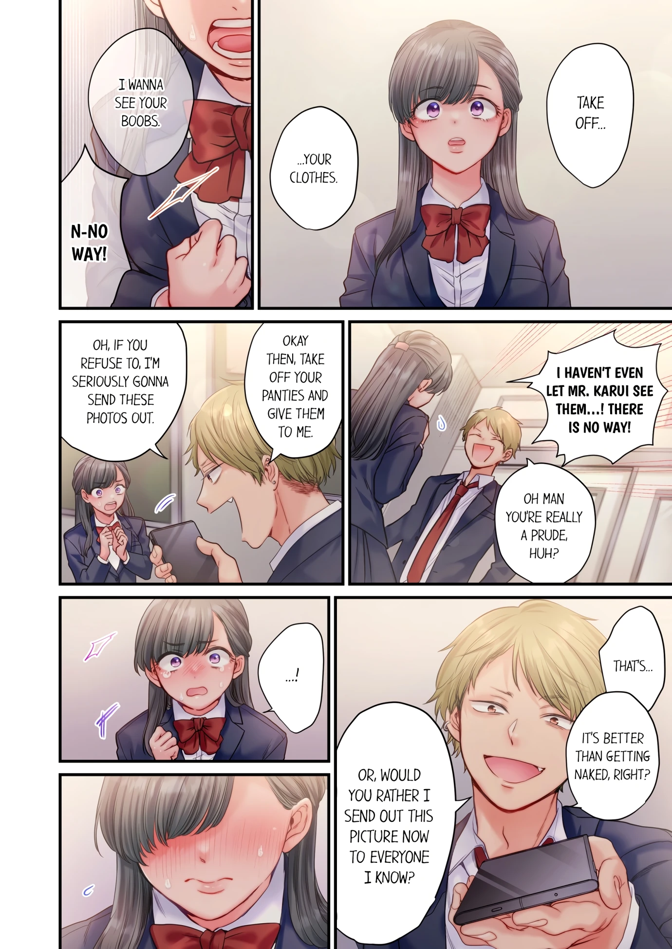 NTR Underneath Her Skirt porn comic picture 11