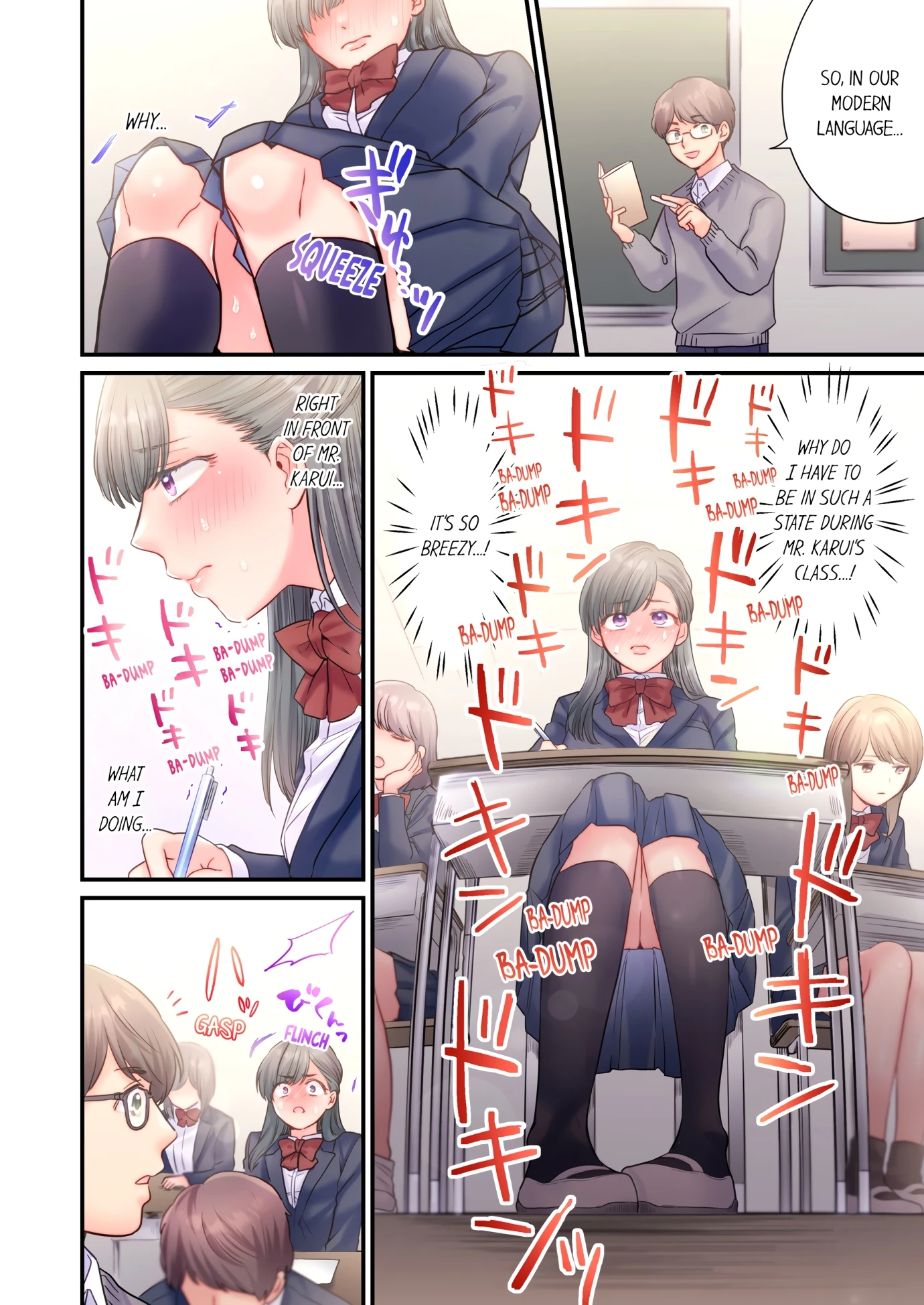 NTR Underneath Her Skirt porn comic picture 13