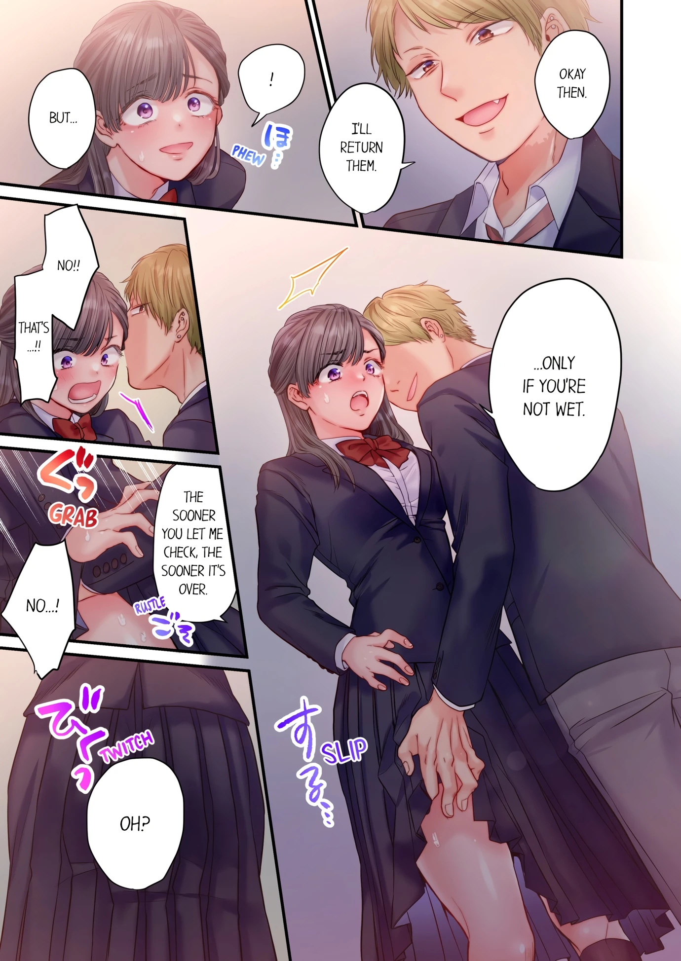 NTR Underneath Her Skirt porn comic picture 16