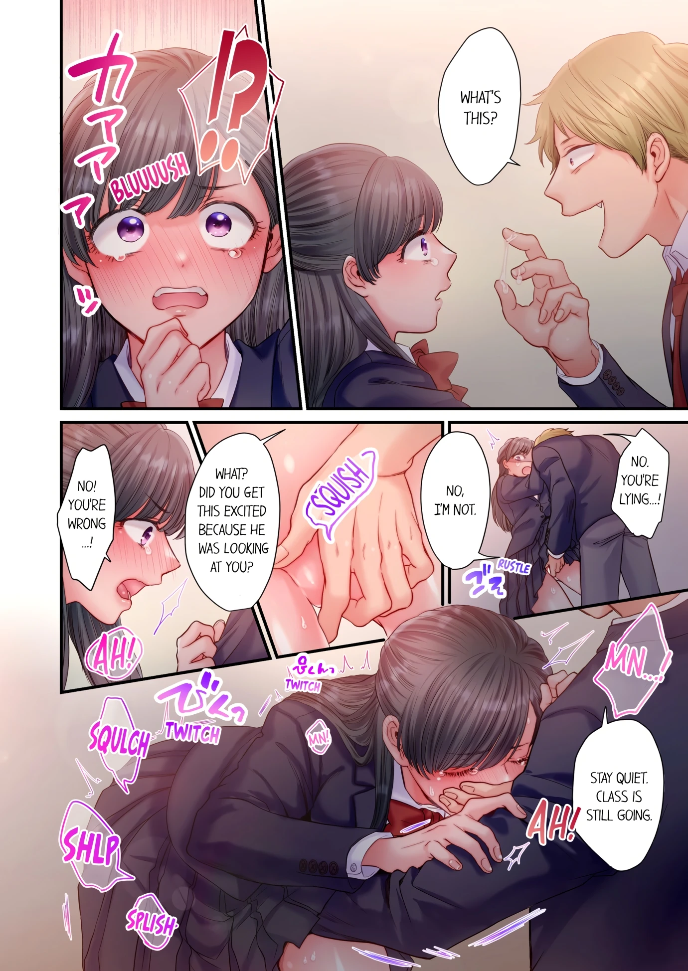 NTR Underneath Her Skirt porn comic picture 17