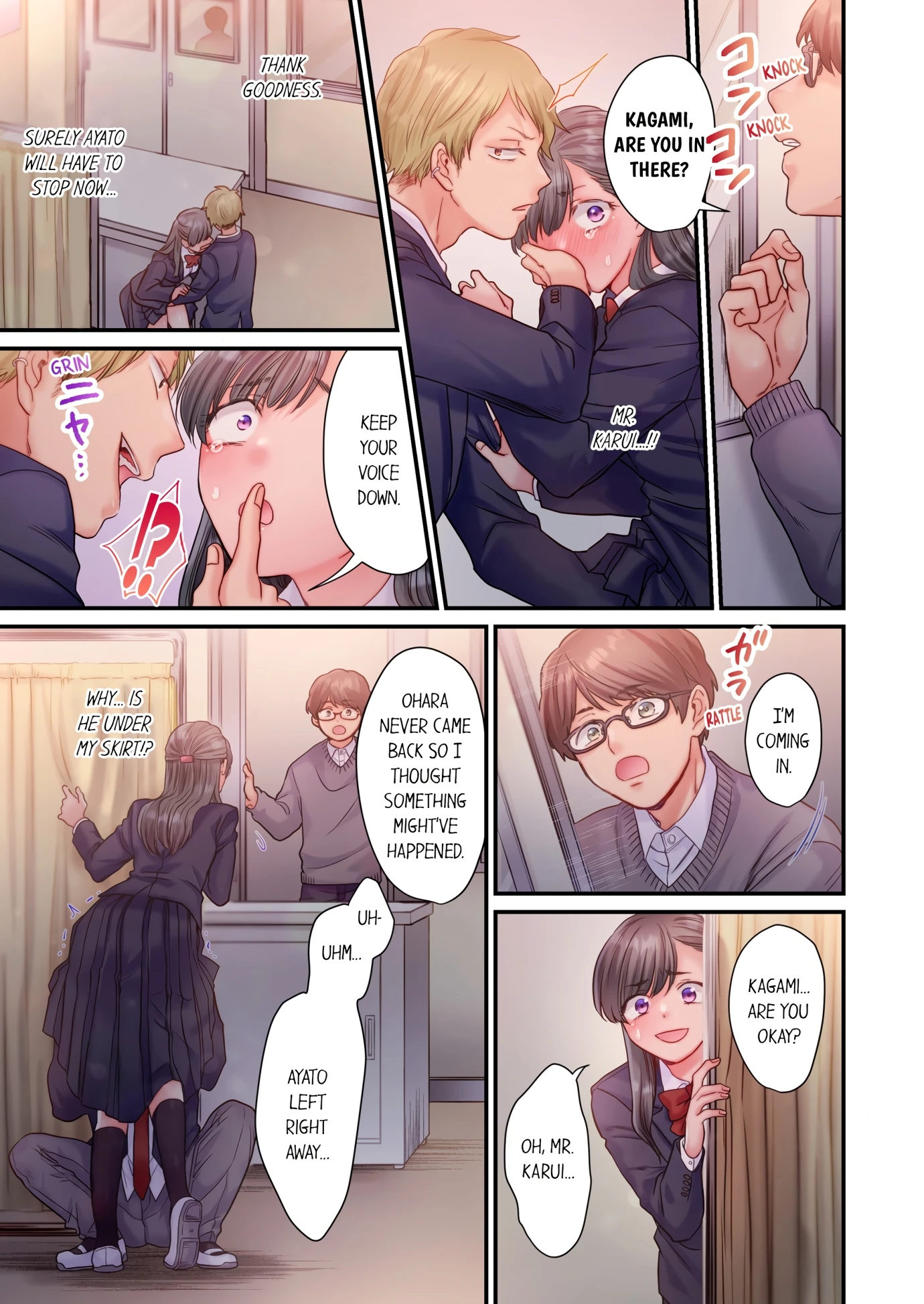 NTR Underneath Her Skirt porn comic picture 18