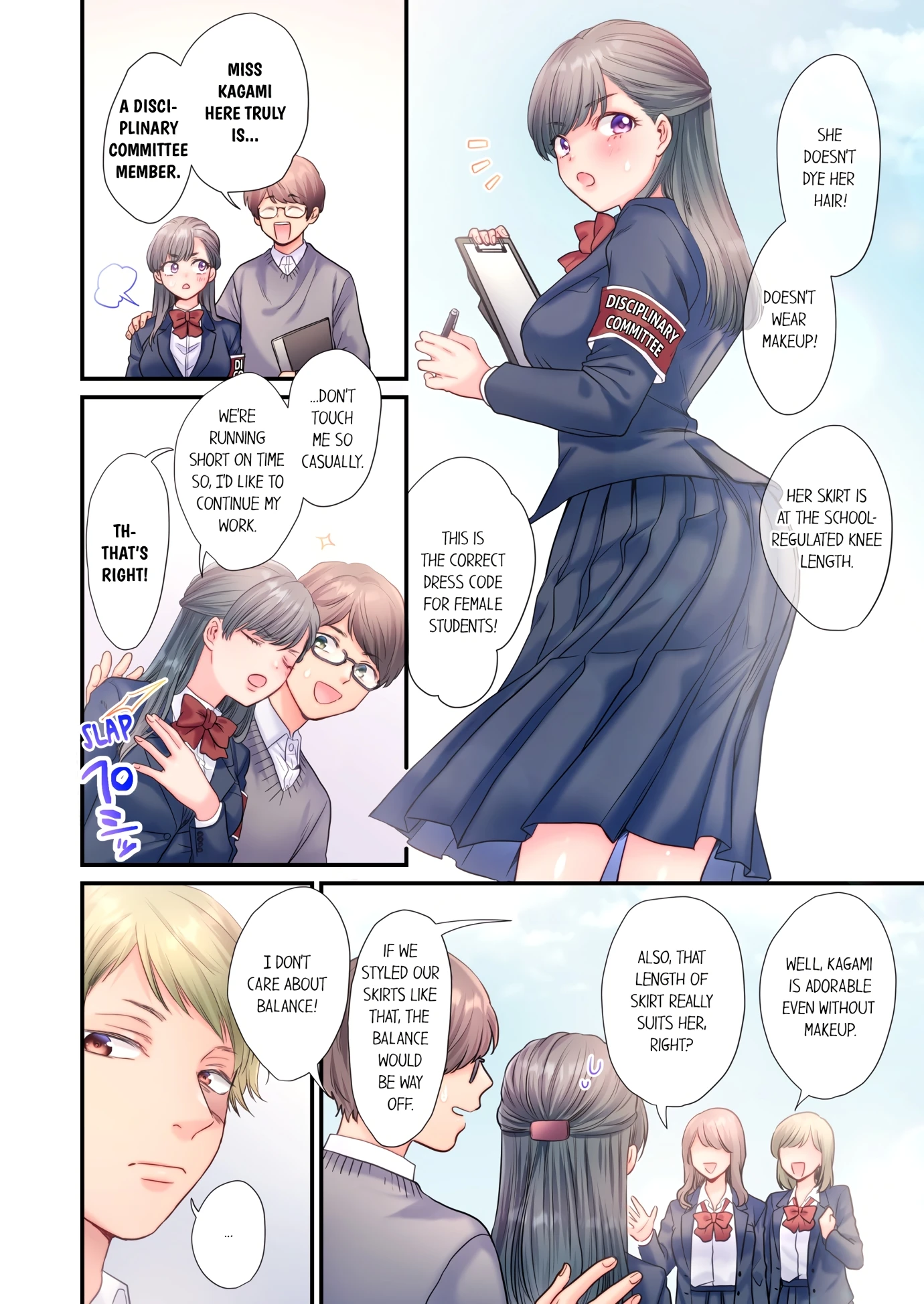 NTR Underneath Her Skirt porn comic picture 3