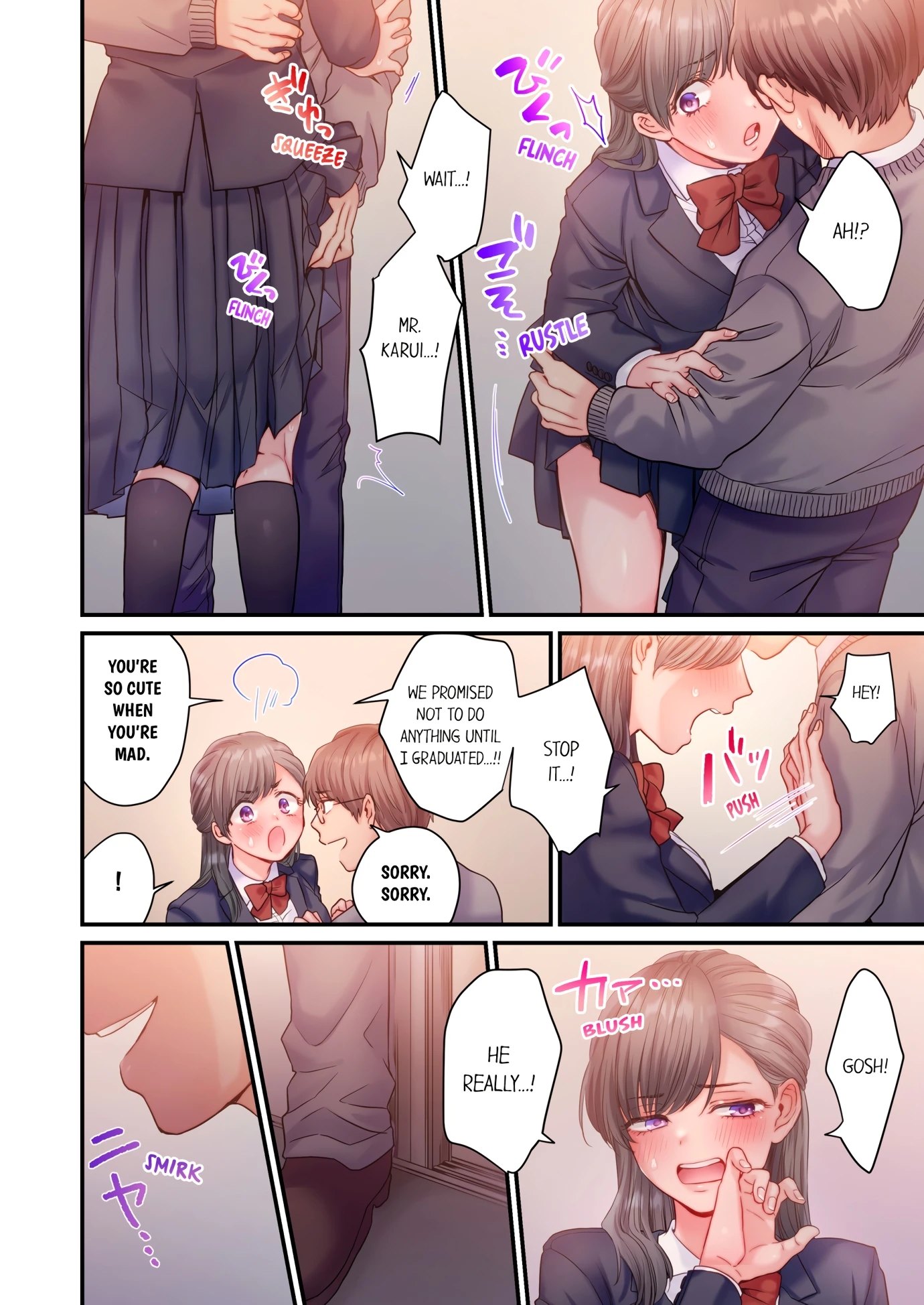 NTR Underneath Her Skirt porn comic picture 5
