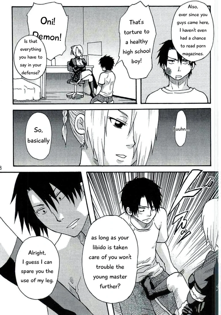 Oga's wife! porn comic picture 7