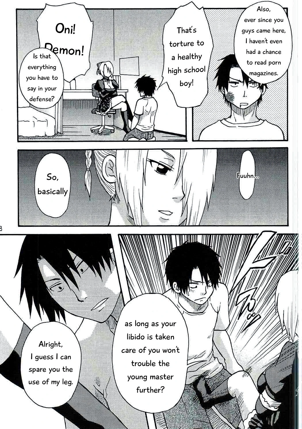 Oga's wife! porn comic picture 7