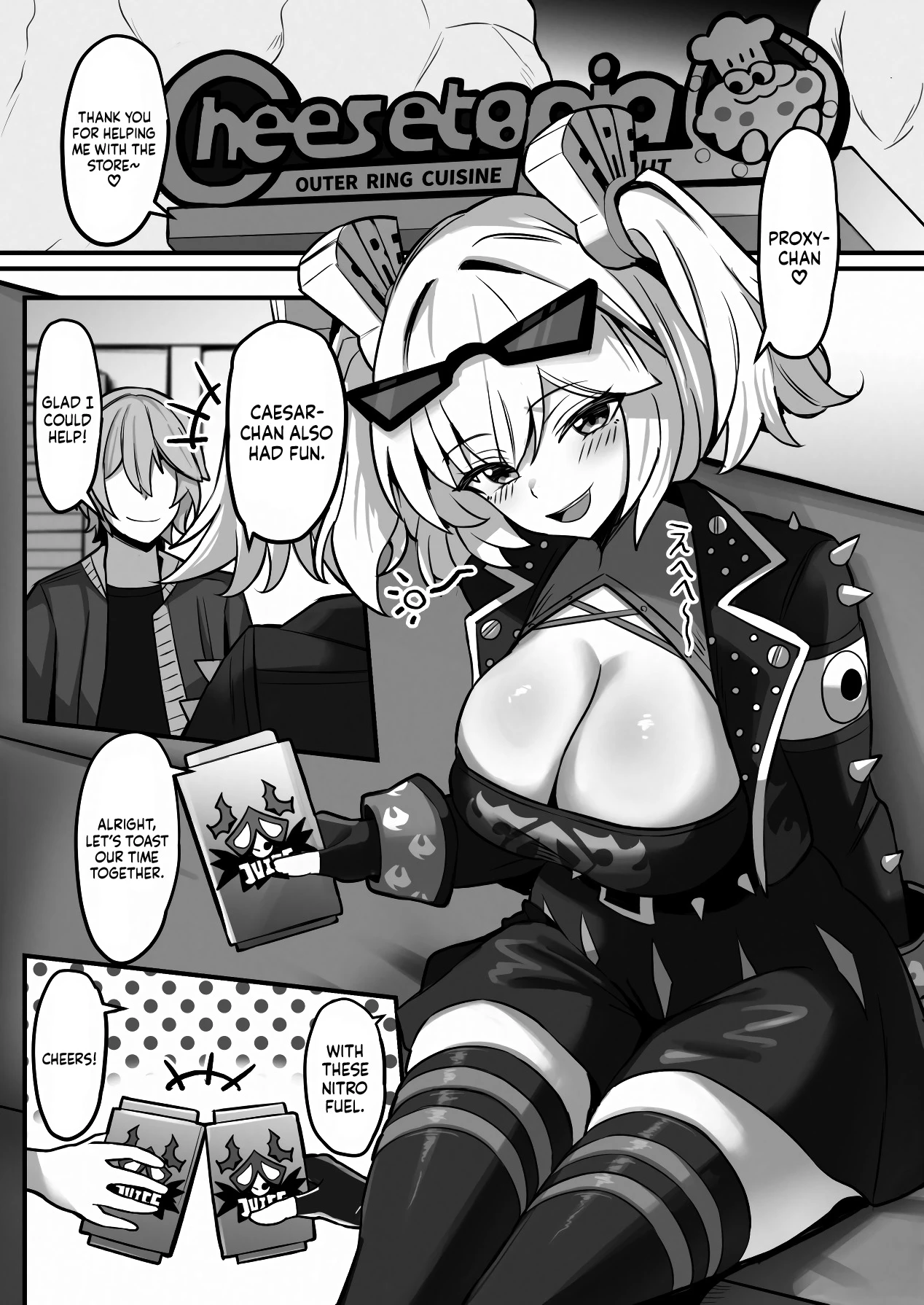 Okusuri Nonde Happy Shiyo? porn comic picture 2