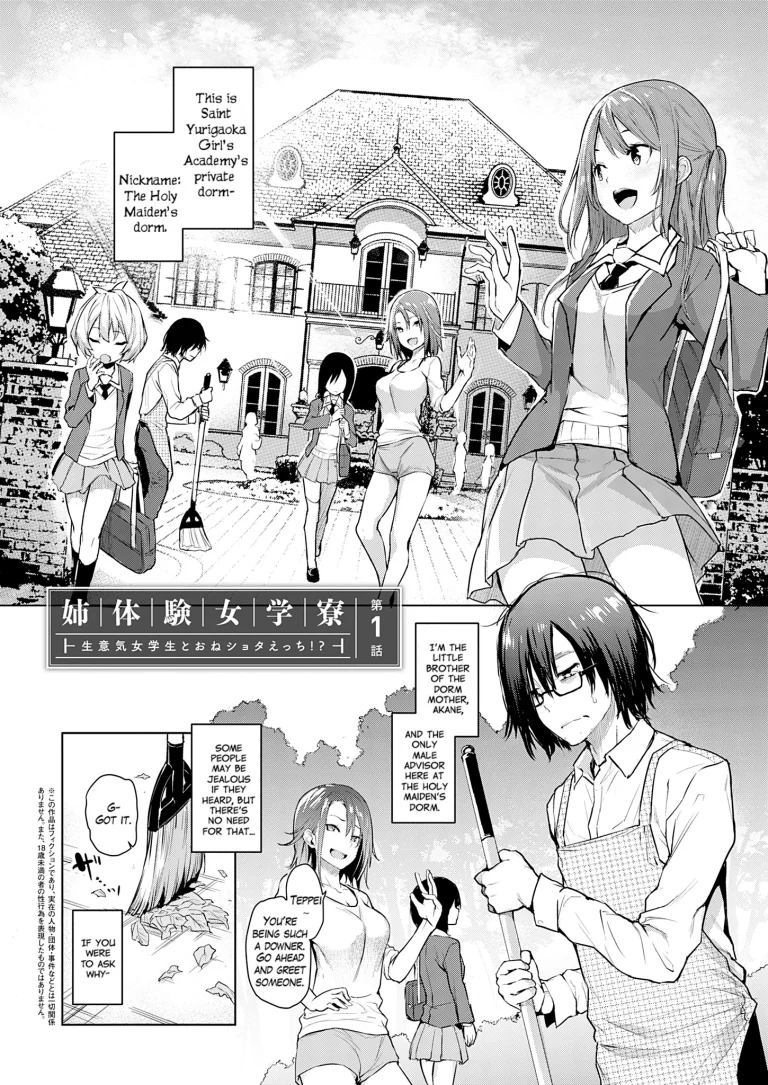 Older Sister Experience - The Girls' Dormitory 02 porn comic picture 2