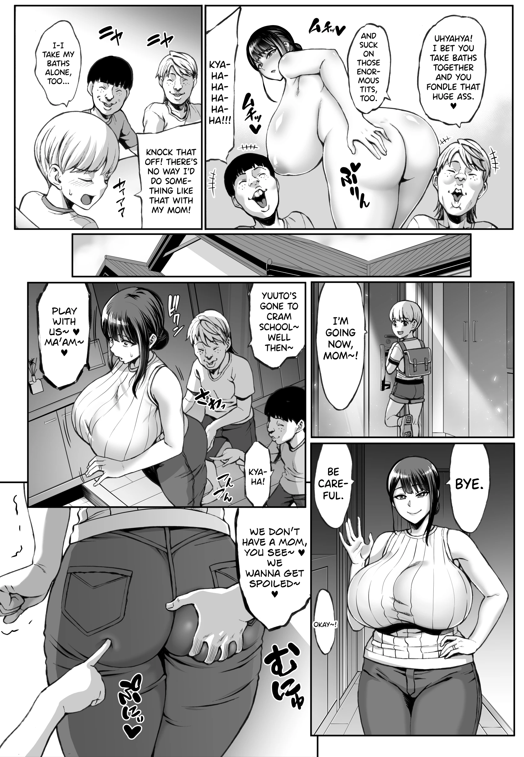 Omae no Kaa-chan Ikutoki no Kao Sugee Busu porn comic picture 4