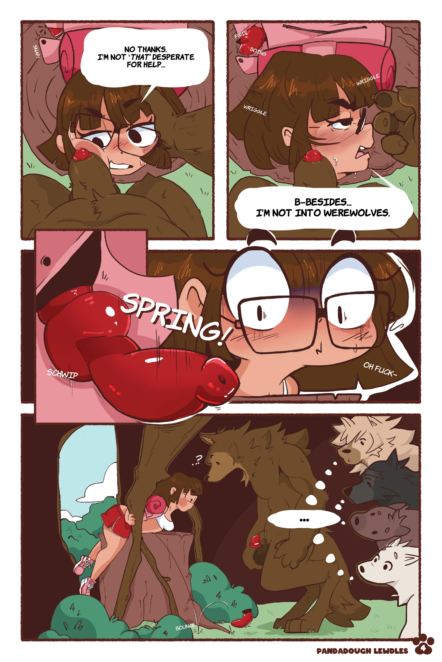 On The Beastly Trail porn comic picture 5