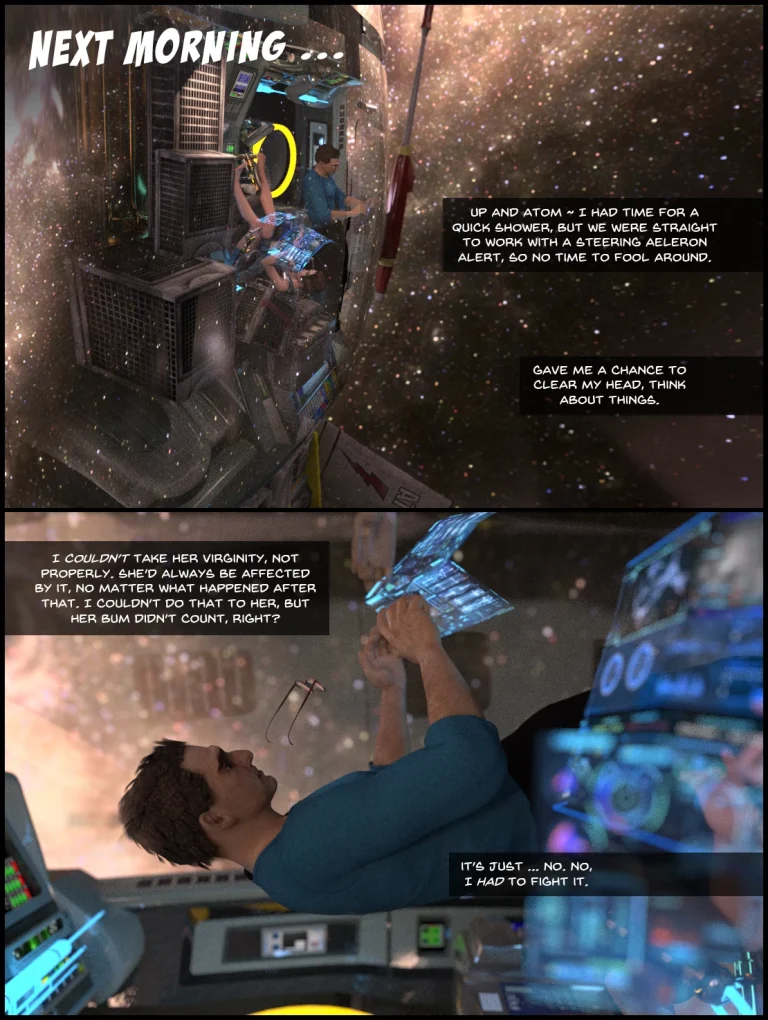 One Human, Being. 07.2: At The Edge. Part Two porn comic picture 1