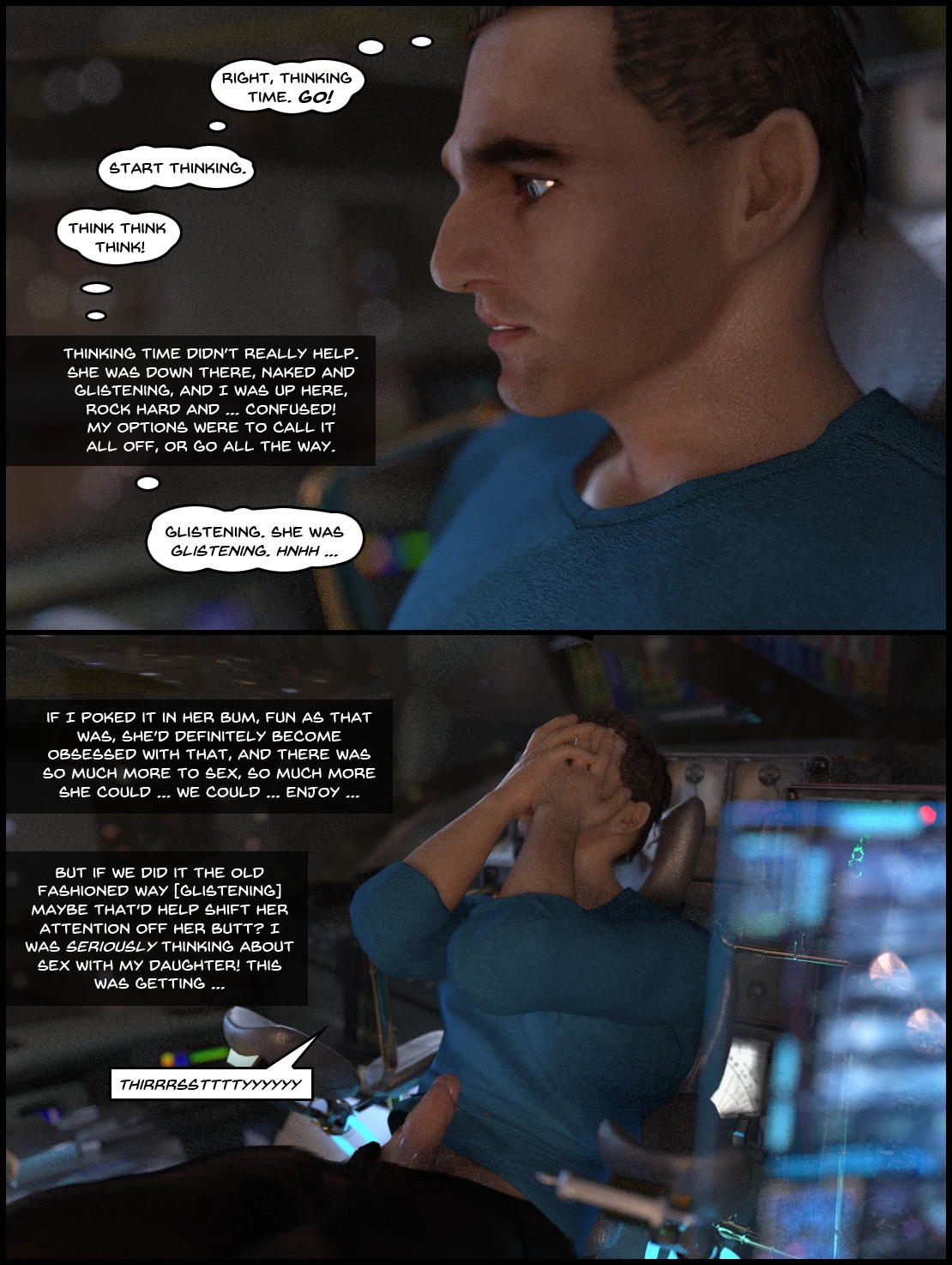 One Human, Being. 07.2: At The Edge. Part Two porn comic picture 10