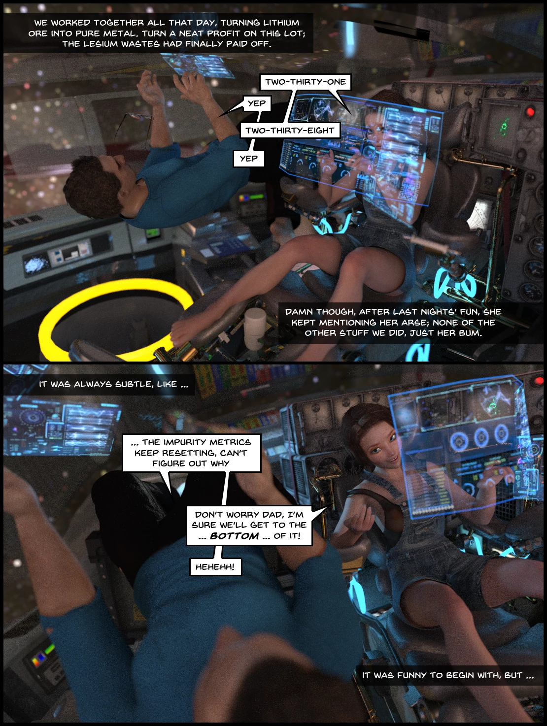 One Human, Being. 07.2: At The Edge. Part Two porn comic picture 2