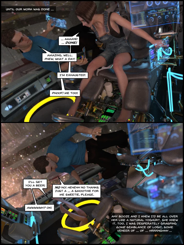 One Human, Being. 07.2: At The Edge. Part Two porn comic picture 4