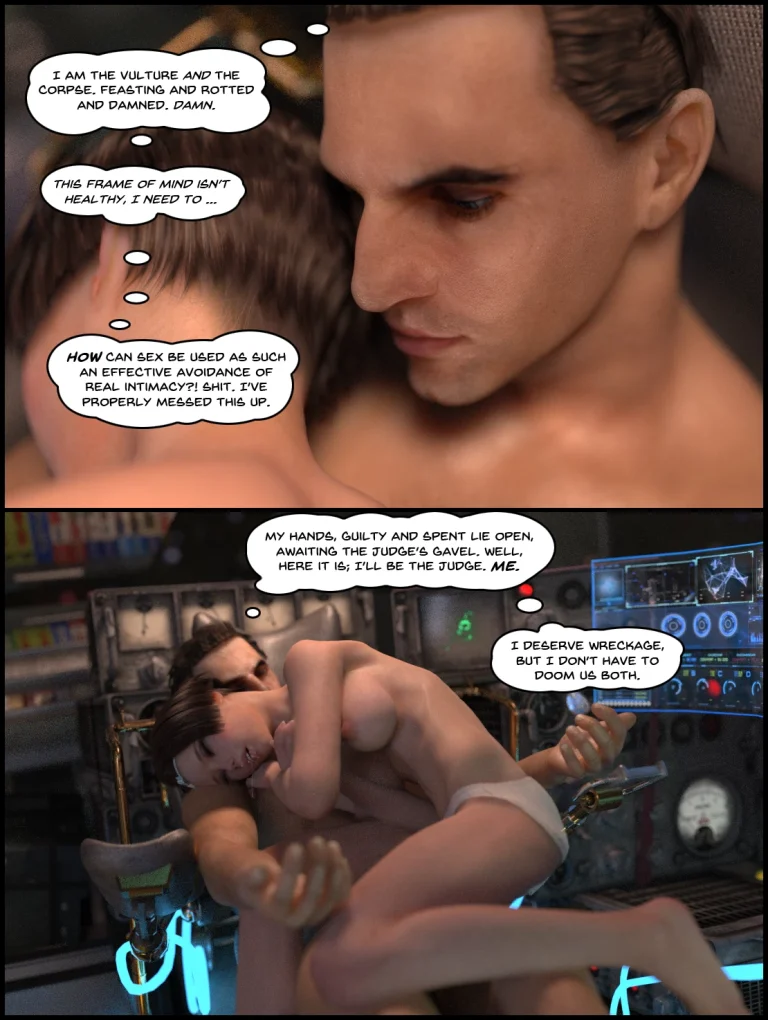 One Human, Being. 07.2: At The Edge. Part Two porn comic picture 48