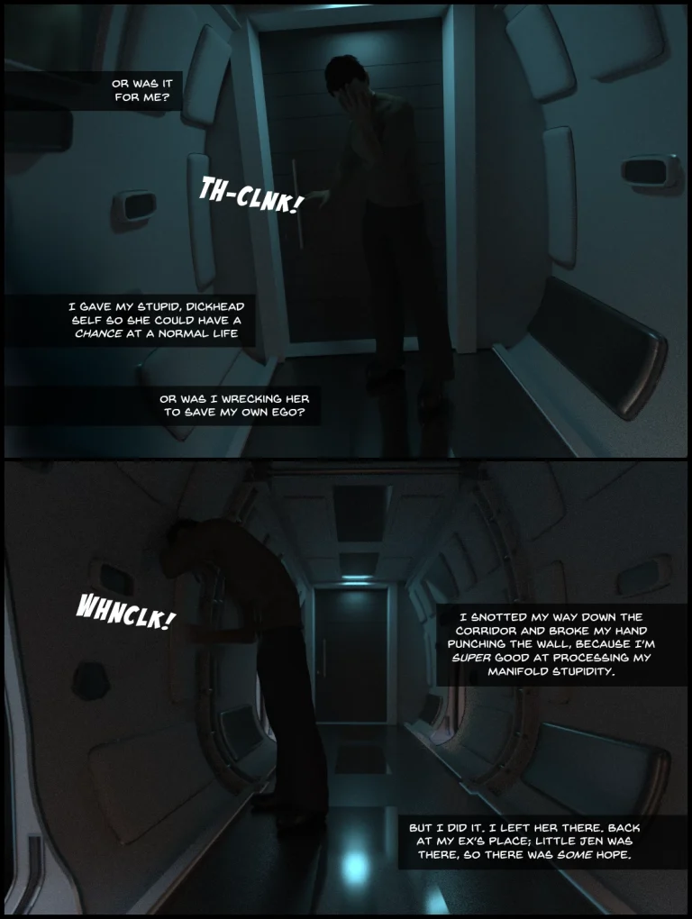 One Human, Being. 07.2: At The Edge. Part Two porn comic picture 51