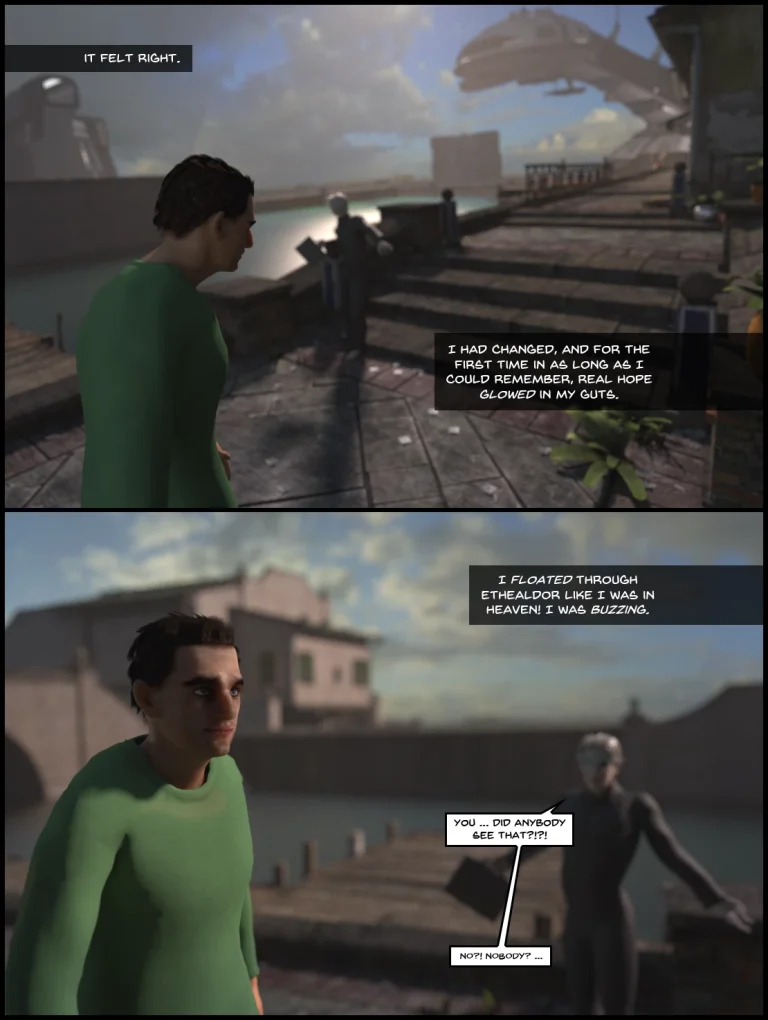 One Human, Being. 07.2: At The Edge. Part Two porn comic picture 69