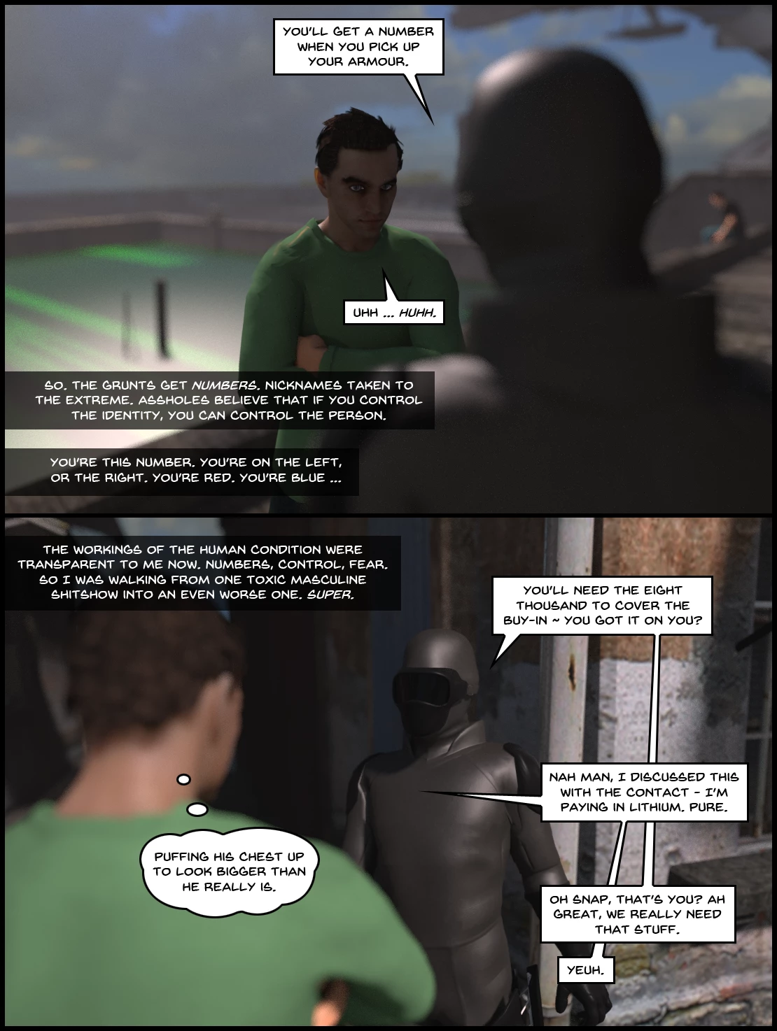 One Human, Being. 07.2: At The Edge. Part Two porn comic picture 72