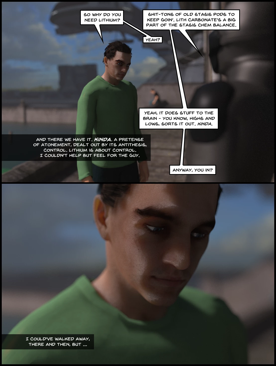 One Human, Being. 07.2: At The Edge. Part Two porn comic picture 73