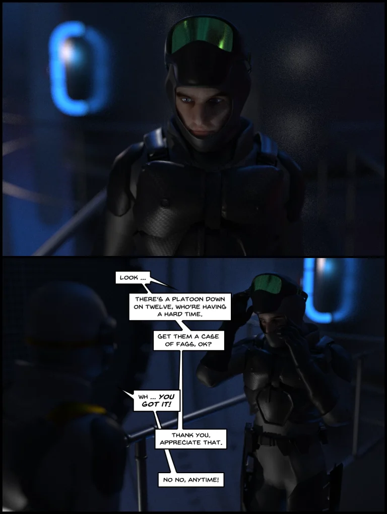 One Human, Being. 07.2: At The Edge. Part Two porn comic picture 79