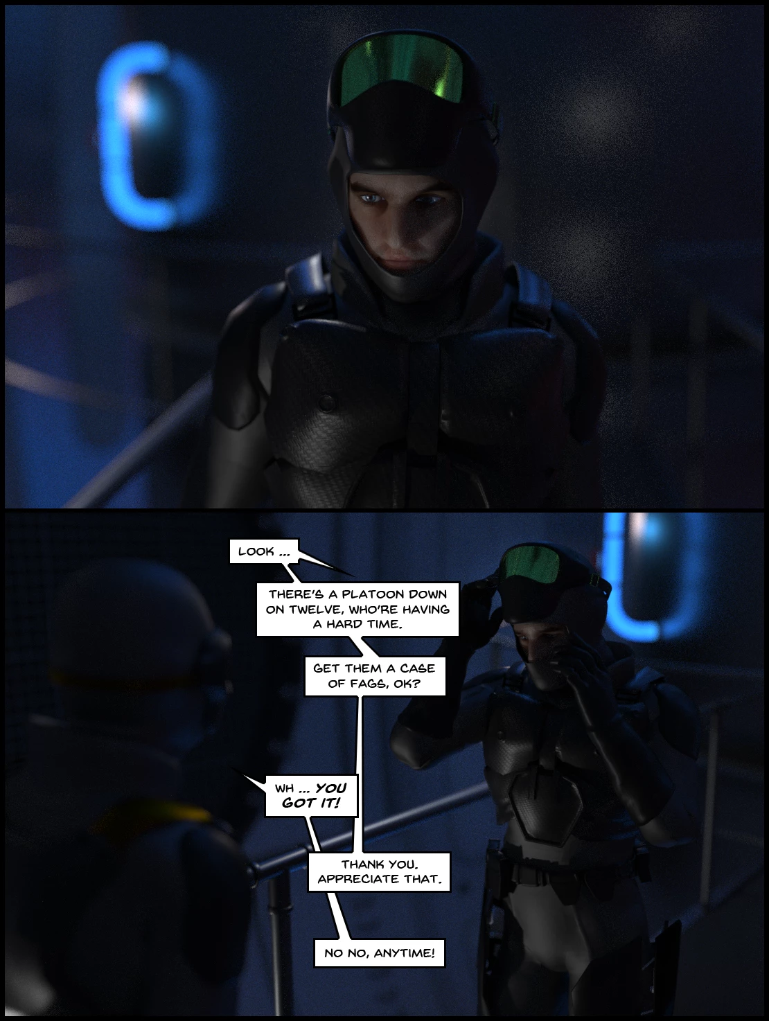 One Human, Being. 07.2: At The Edge. Part Two porn comic picture 79