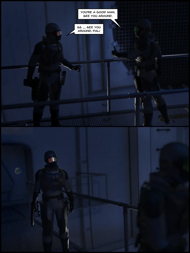 One Human, Being. 07.2: At The Edge. Part Two porn comic picture 80