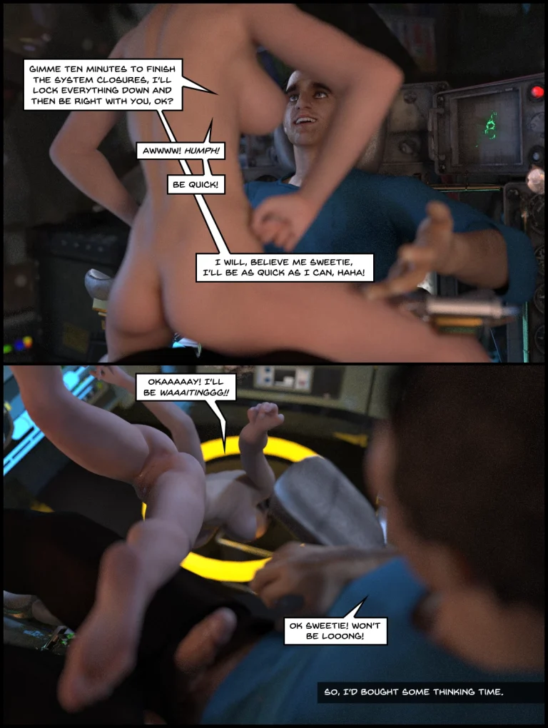 One Human, Being. 07.2: At The Edge. Part Two porn comic picture 9