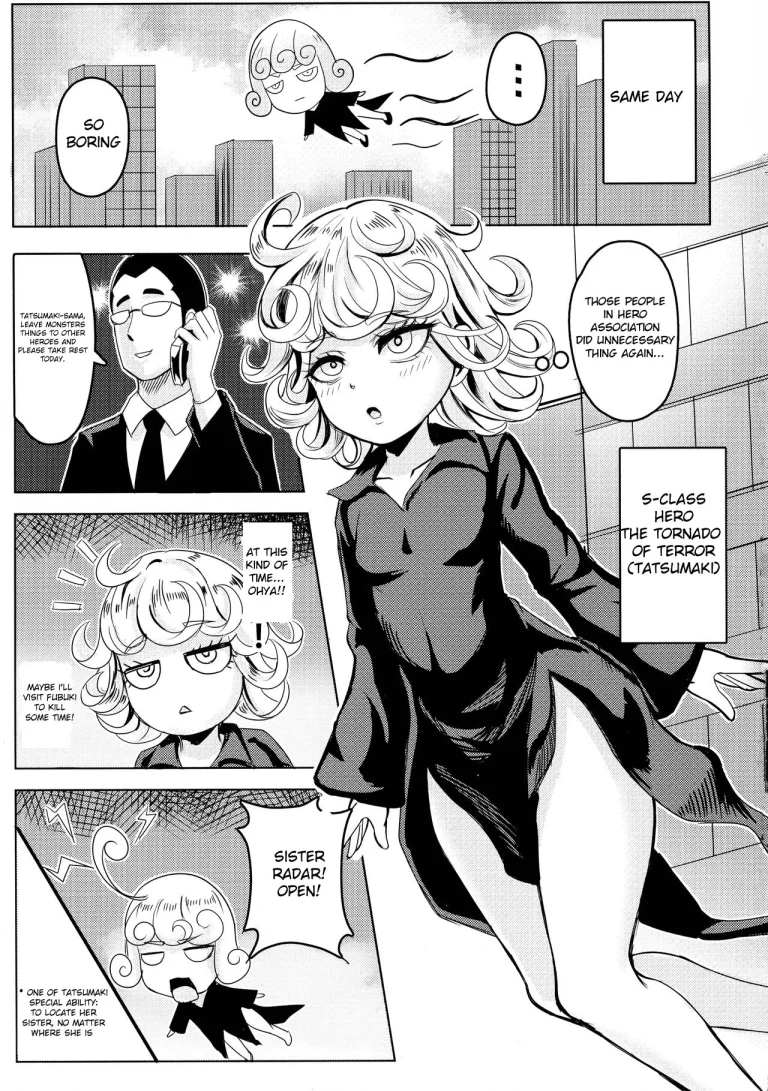 ONE PORNCH MAN Tatsumaki Shimai porn comic picture 4