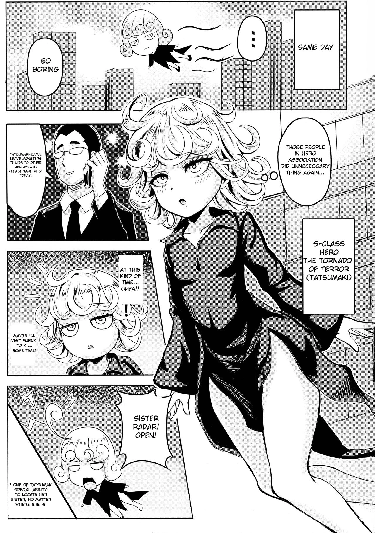ONE PORNCH MAN Tatsumaki Shimai porn comic picture 4