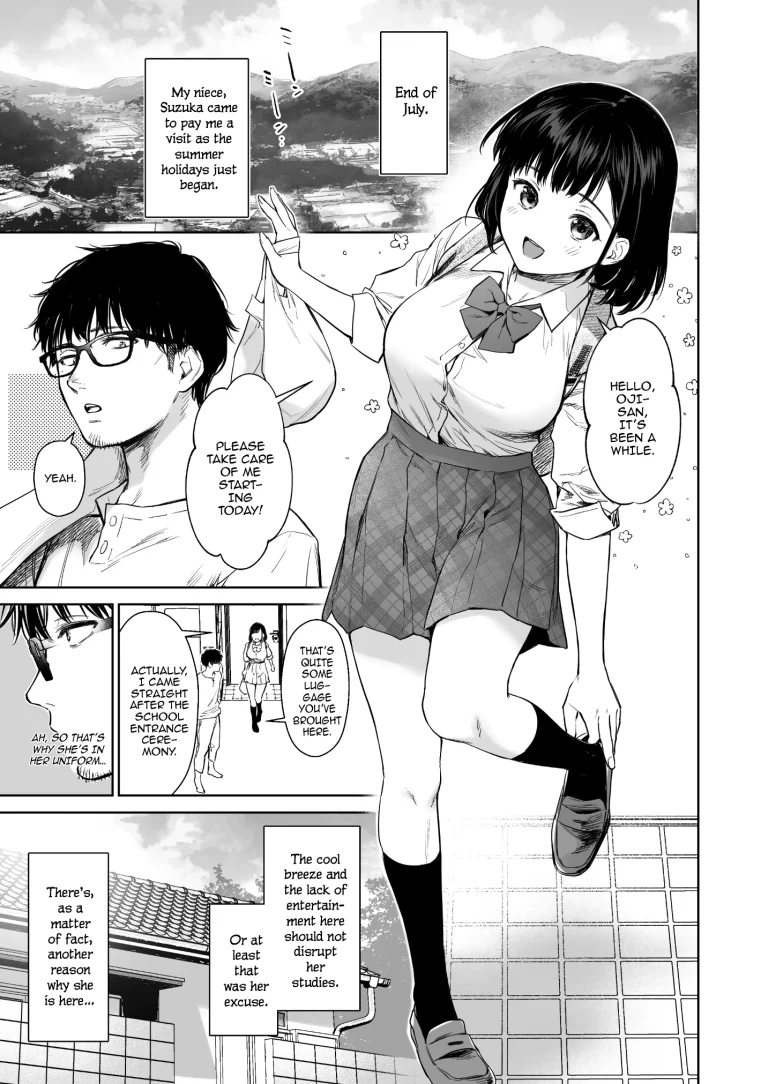 One Summer, Alone With My Niece porn comic picture 2