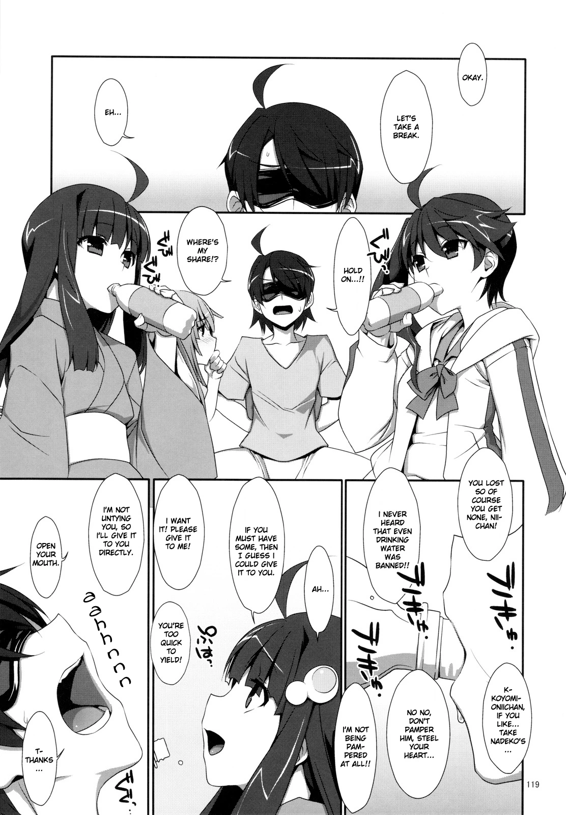 Onegai! Fire Sisters - Soushuuhen Bakemonogatari porn comic picture 119