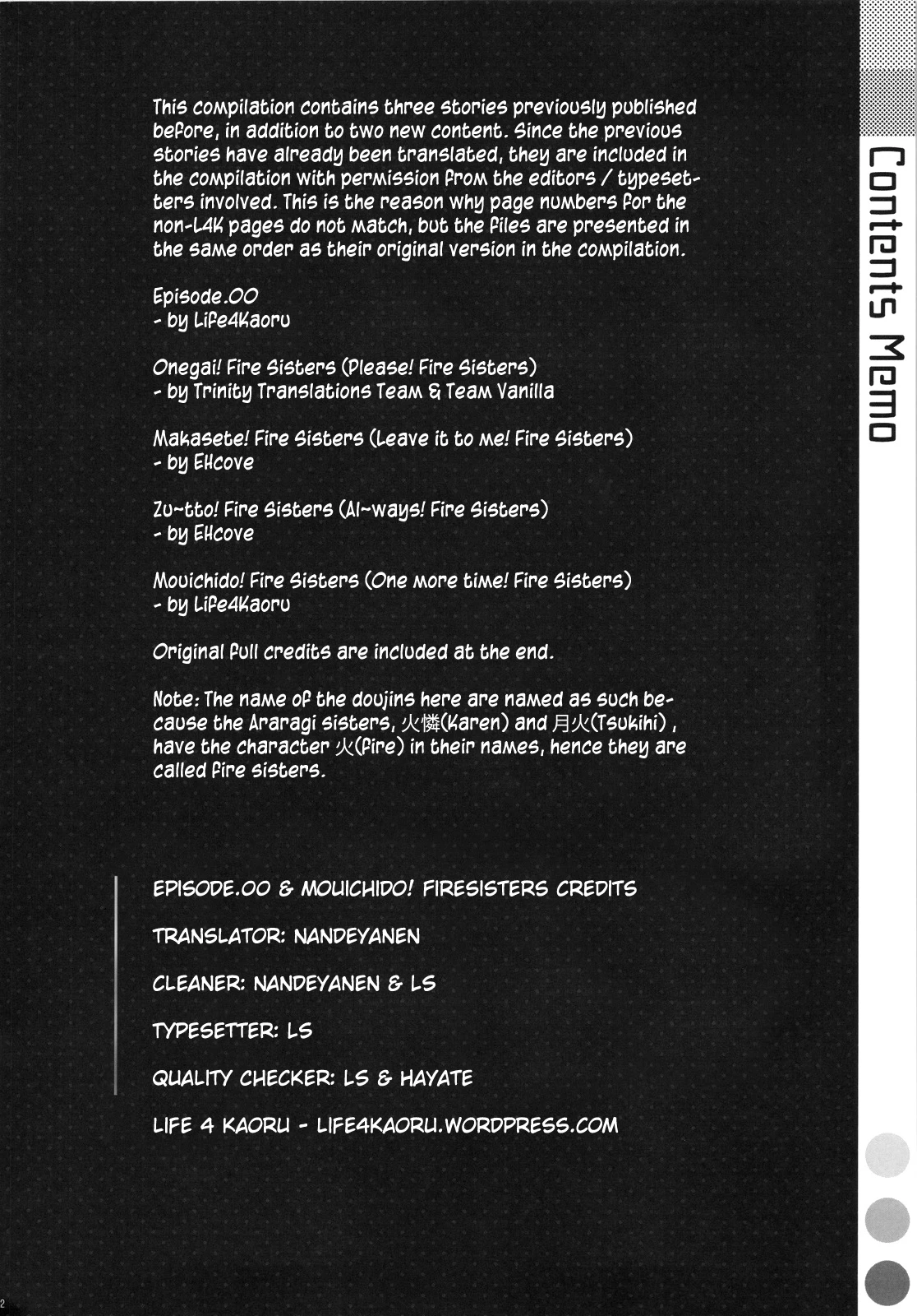 Onegai! Fire Sisters - Soushuuhen Bakemonogatari porn comic picture 2