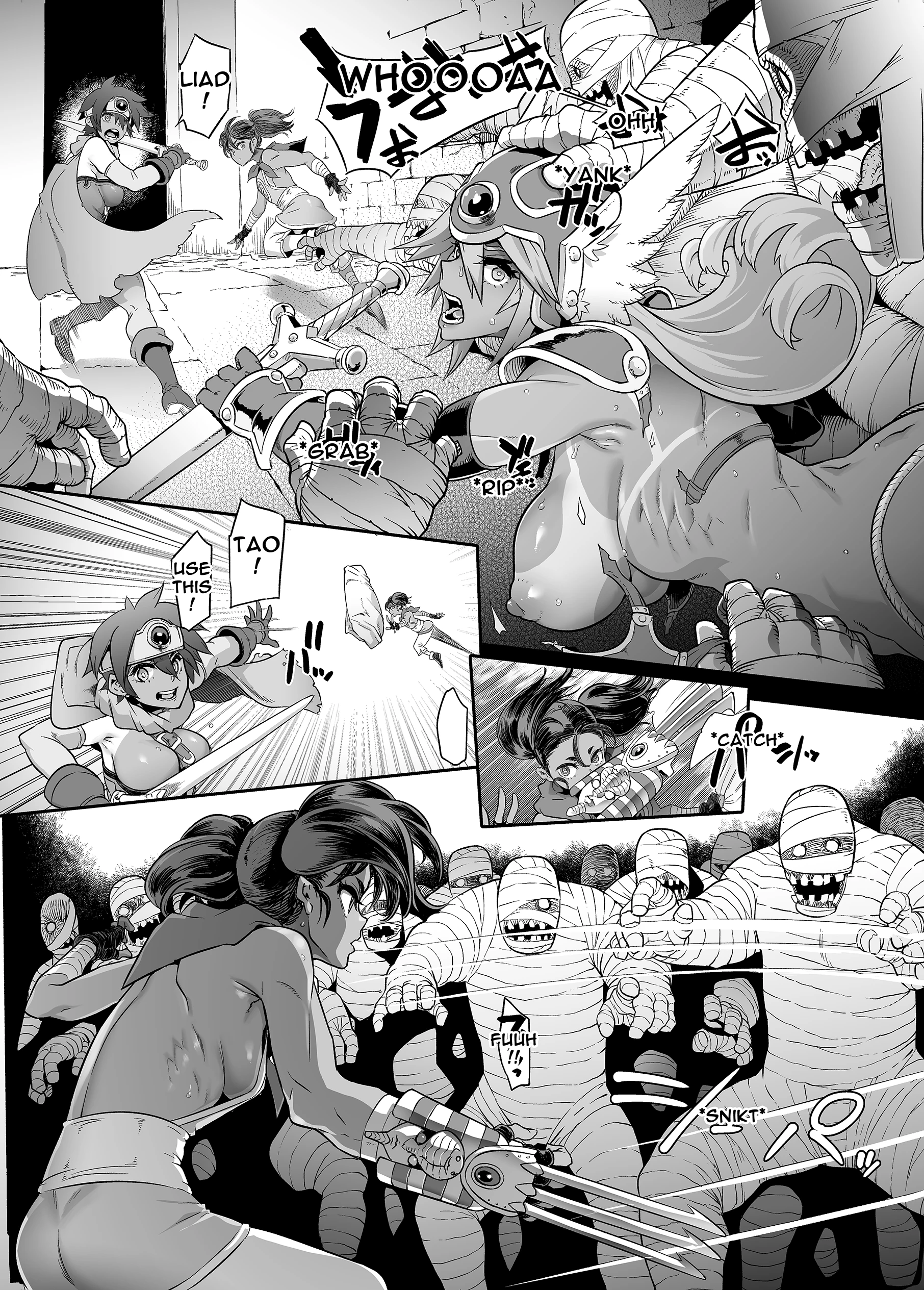 Onna Yuusha no Tabi 5 Yoru no Machi no Onna Boukensha porn comic picture 17