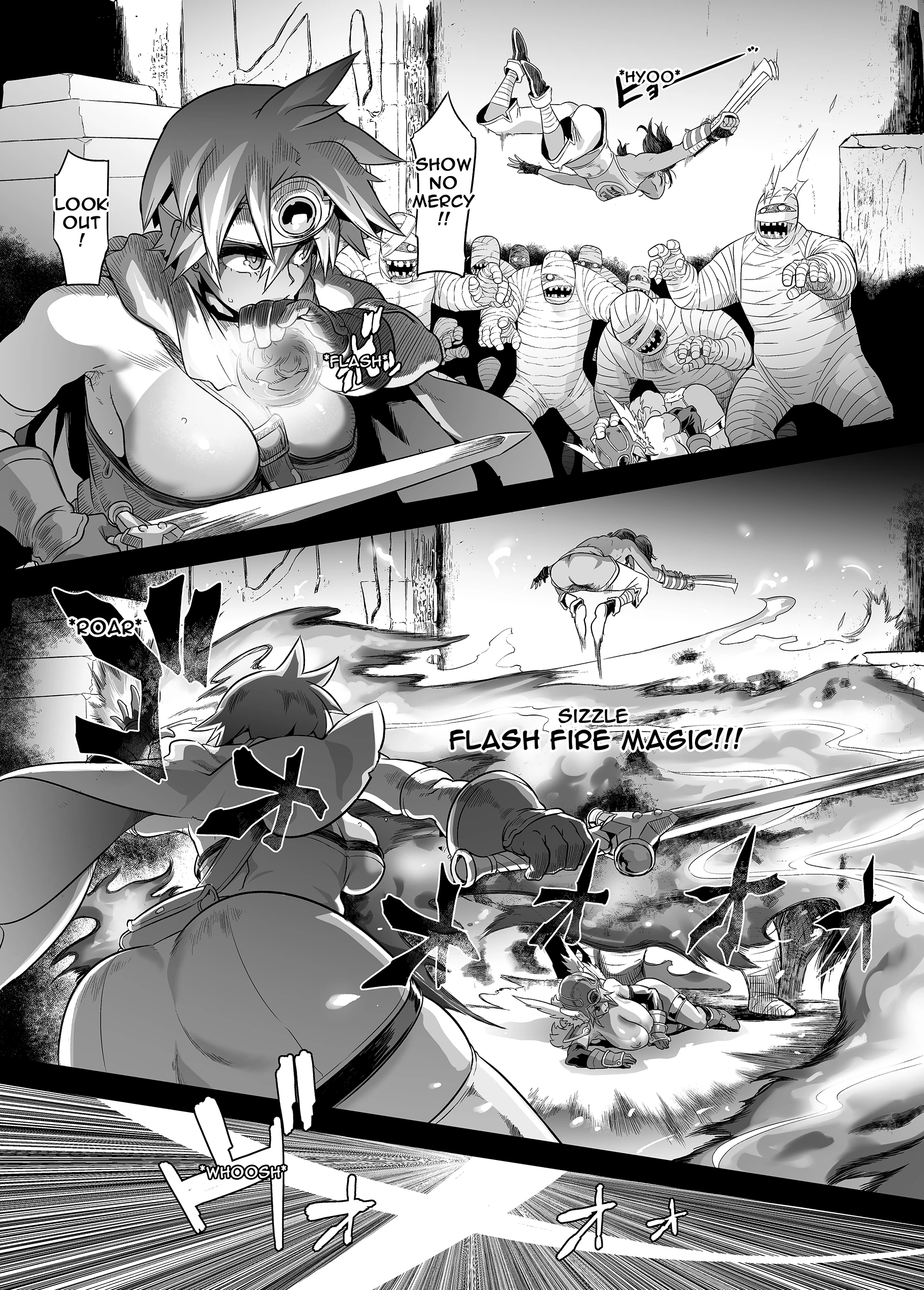 Onna Yuusha no Tabi 5 Yoru no Machi no Onna Boukensha porn comic picture 18