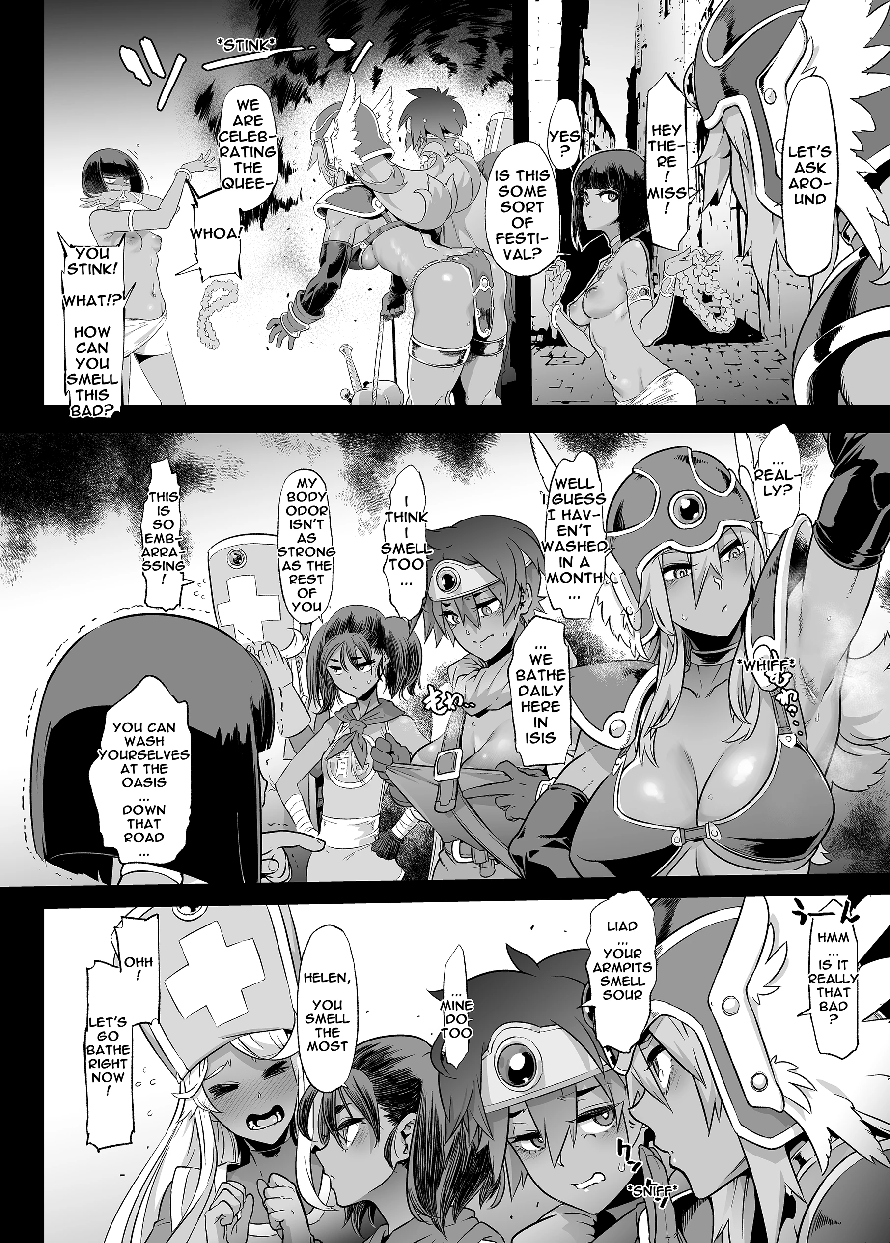 Onna Yuusha no Tabi 5 Yoru no Machi no Onna Boukensha porn comic picture 5