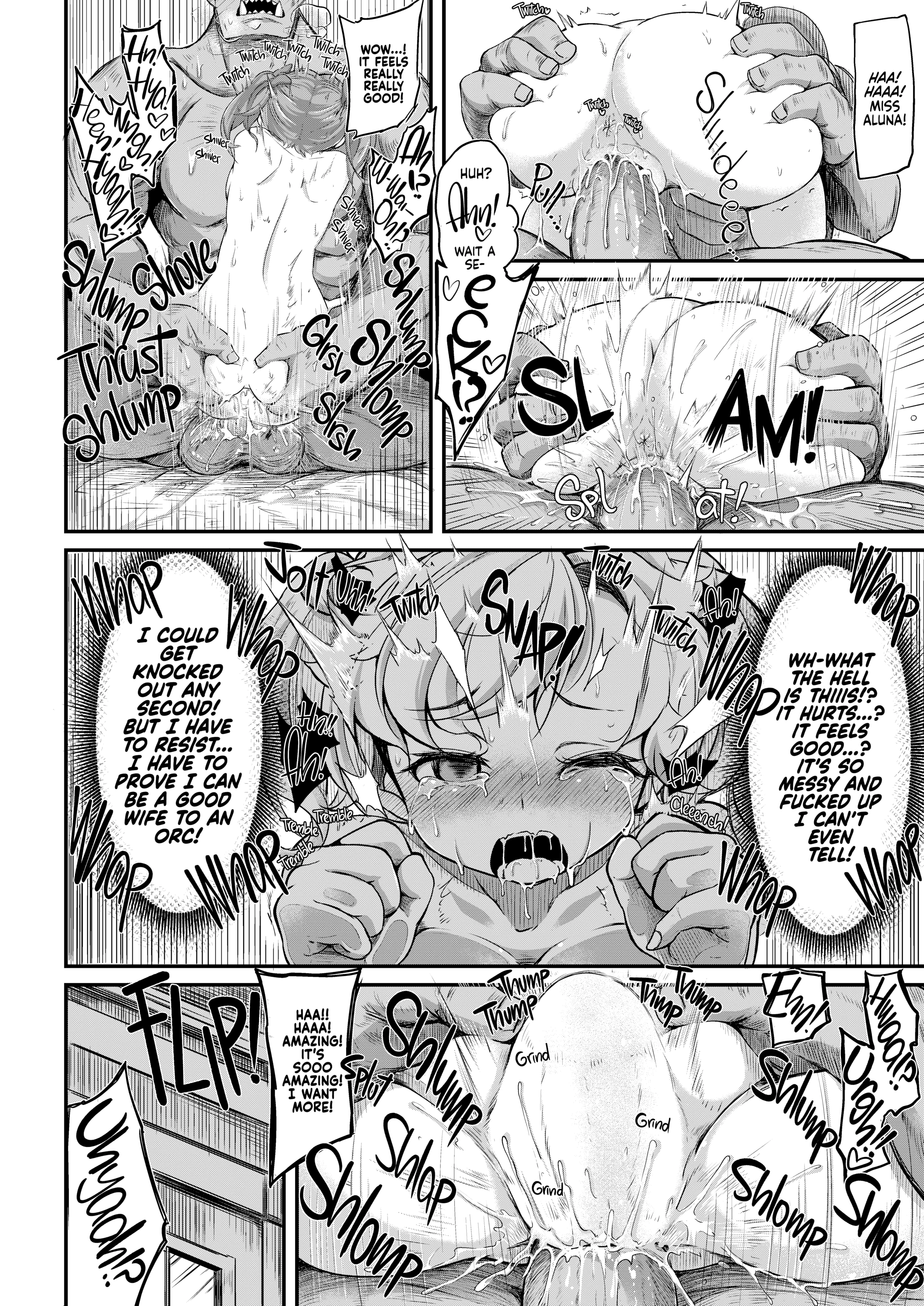 Orc and Maiden porn comic picture 14