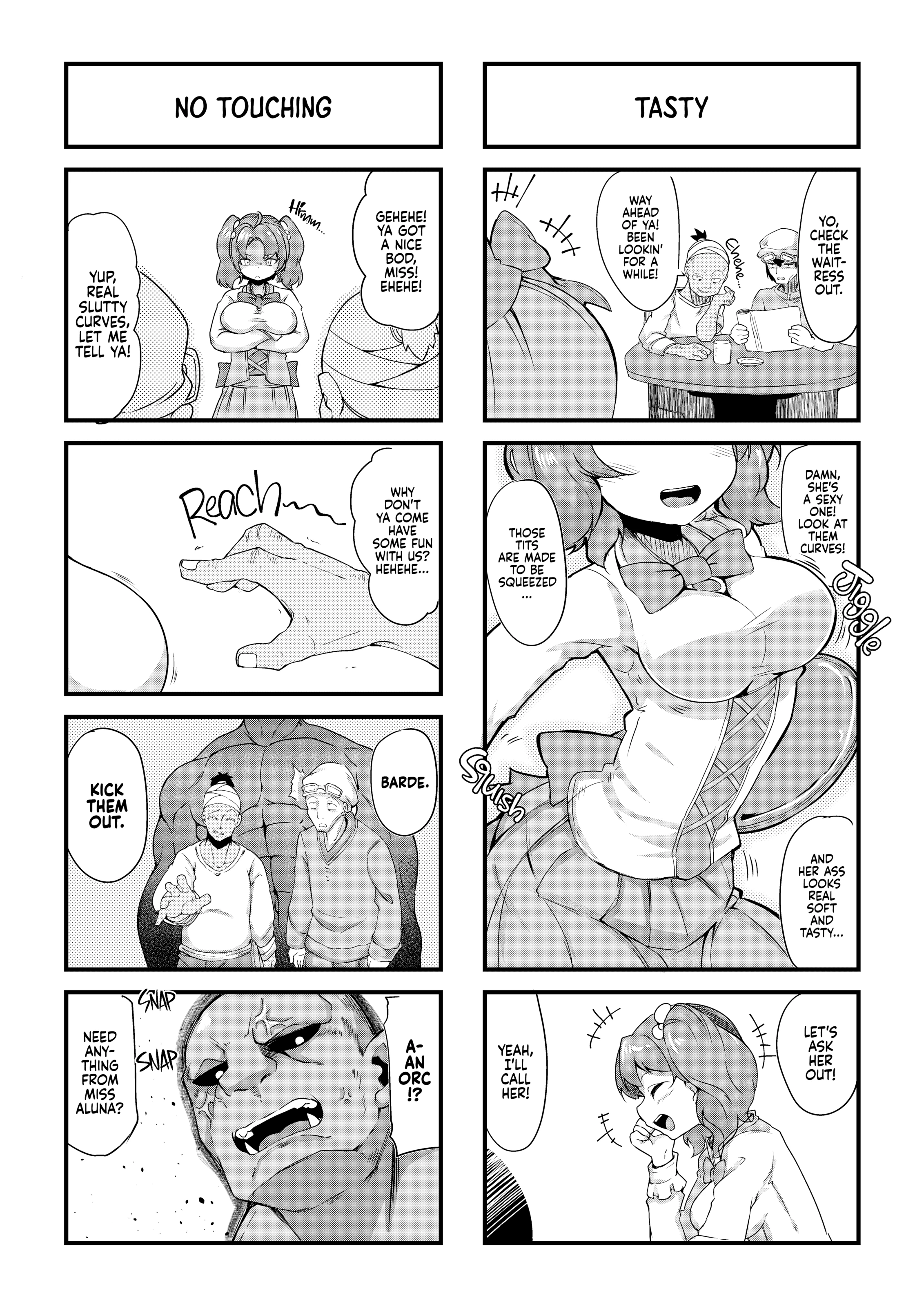 Orc and Maiden porn comic picture 21