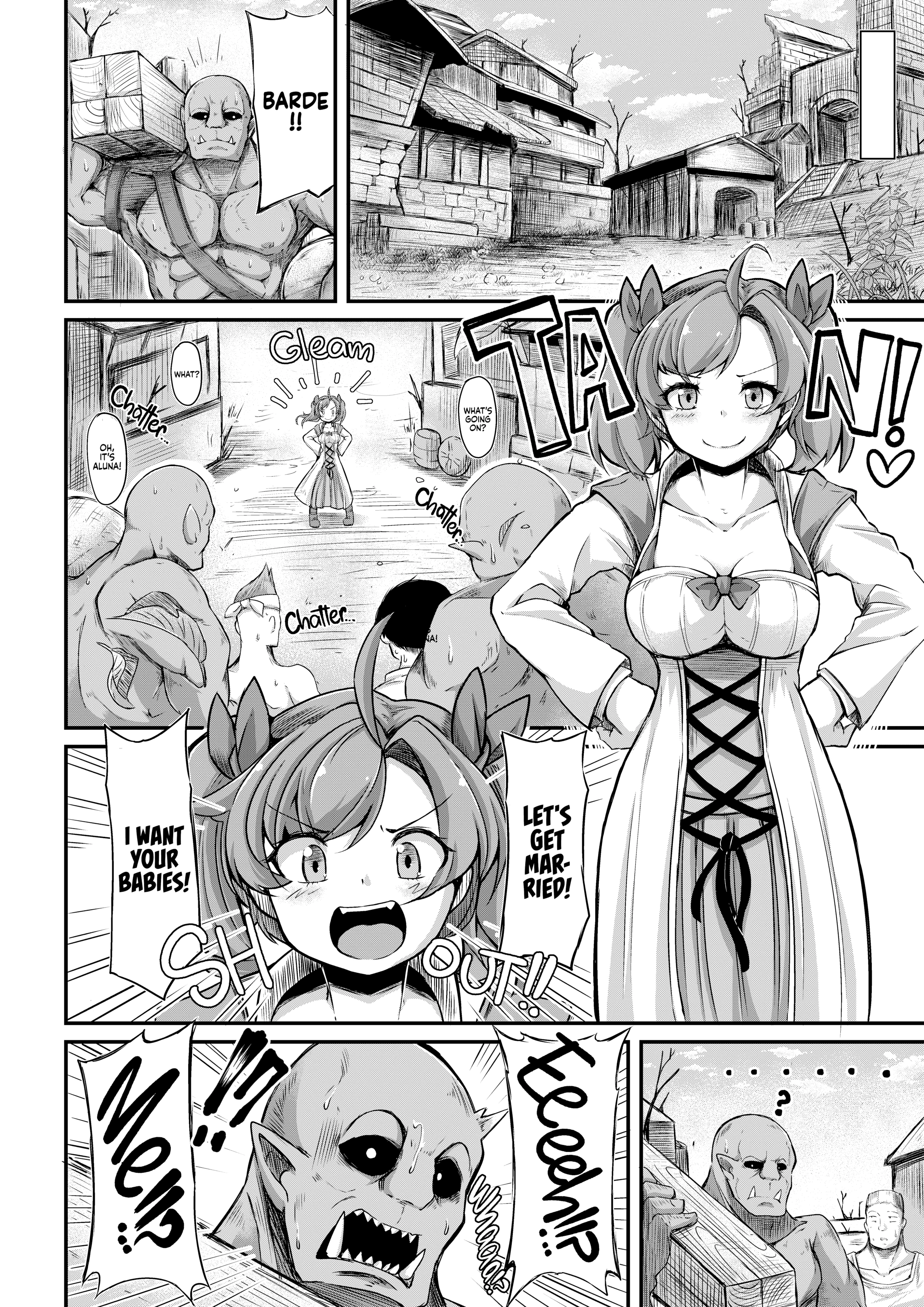 Orc and Maiden porn comic picture 4