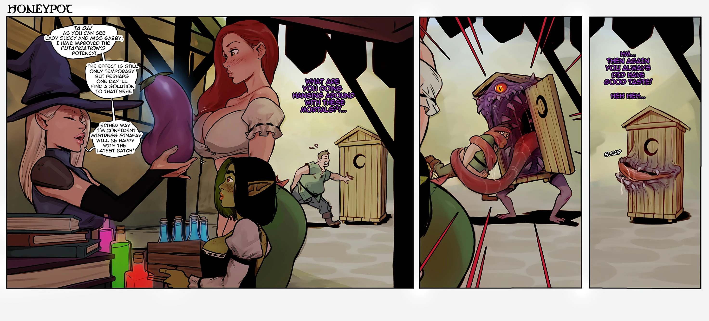 Orna & Lazgar Futafication! porn comic picture 2