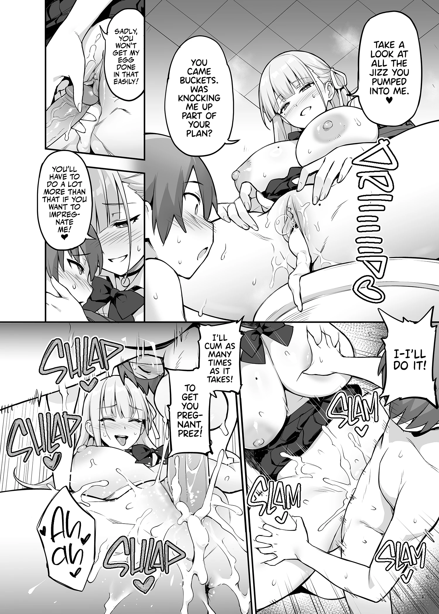 Our Beloved School Prez's TITS are too BIG! porn comic picture 11